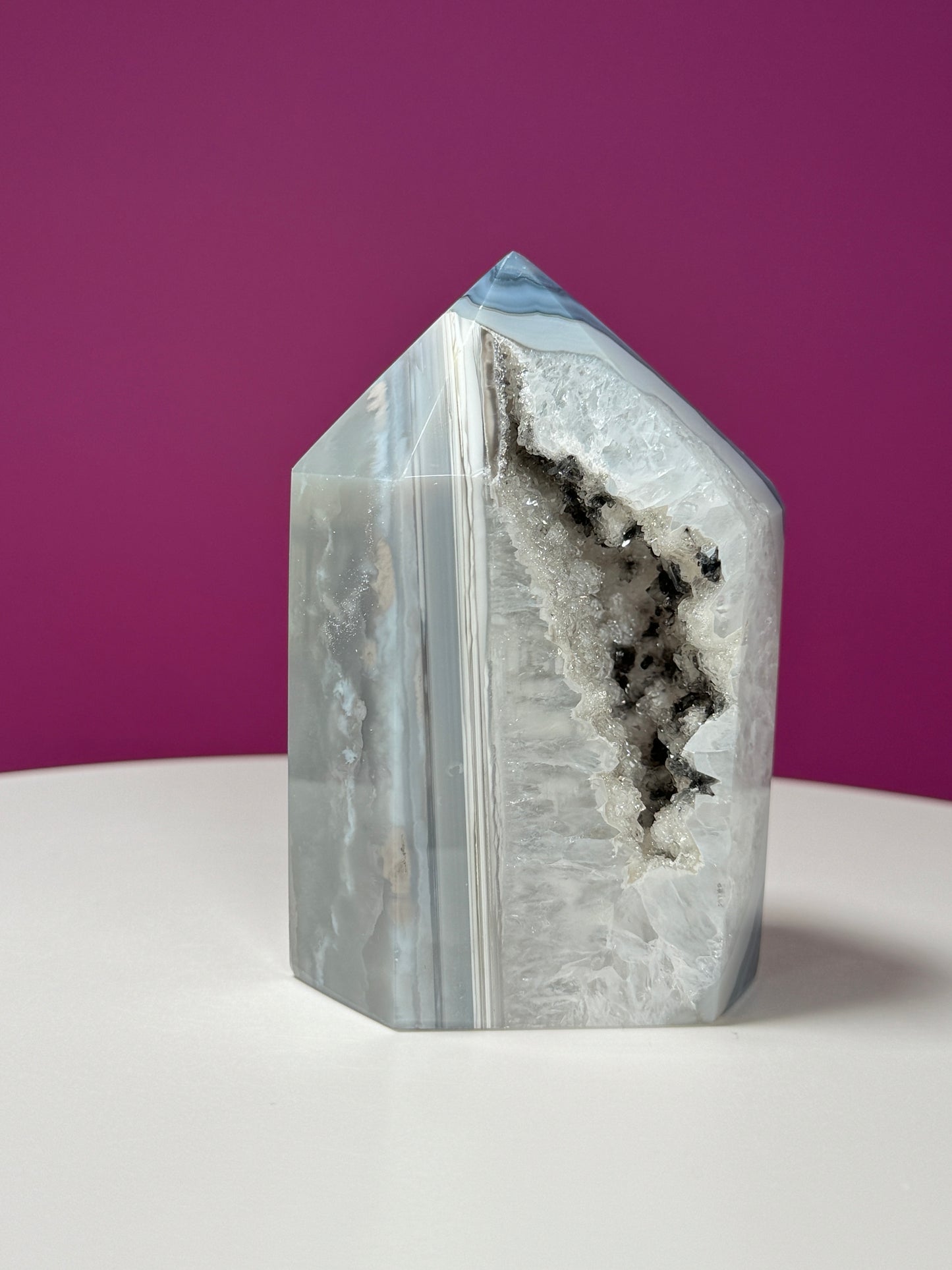 Agate Tower with MAJOR Druzy