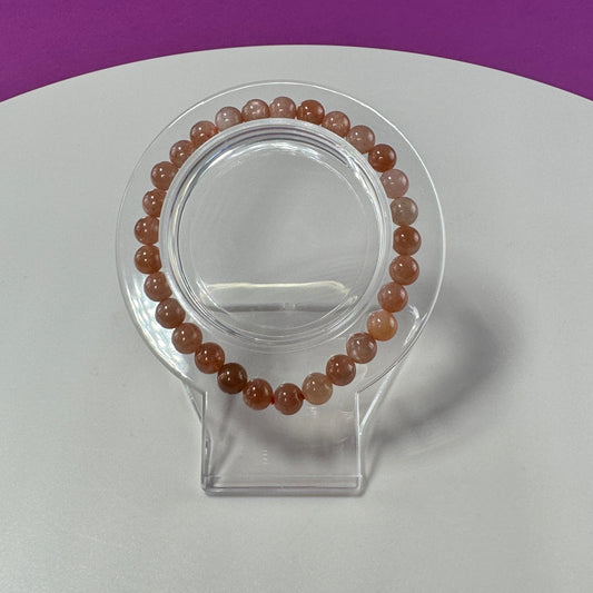 Sunstone Bracelet- 6 MM Beads