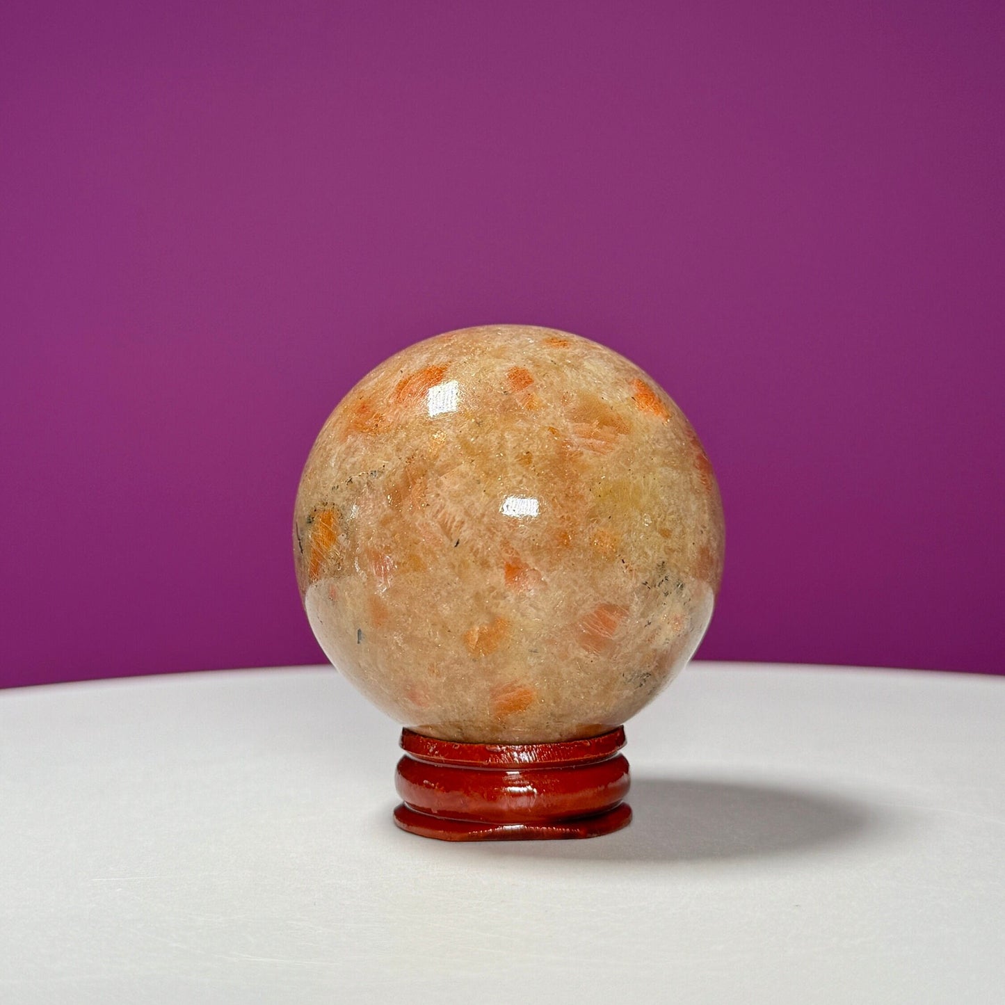 Sunstone Sphere (Includes Wood Stand)