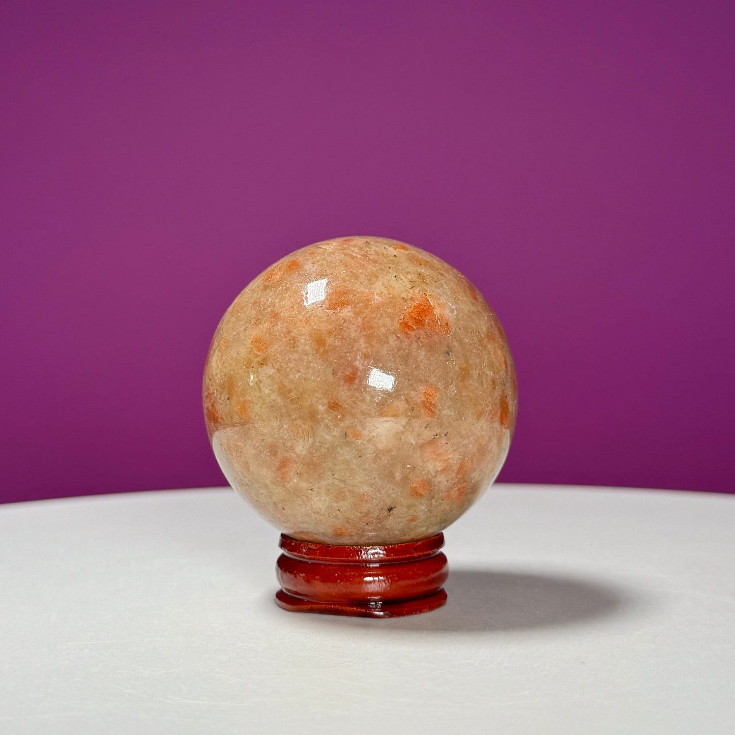 Sunstone Sphere (Includes Wood Stand)