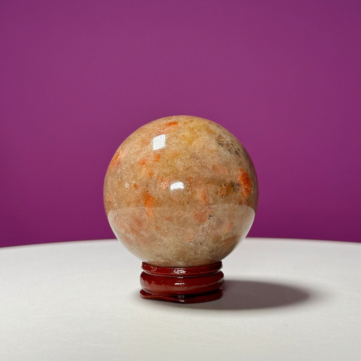 Sunstone Sphere (Includes Wood Stand)