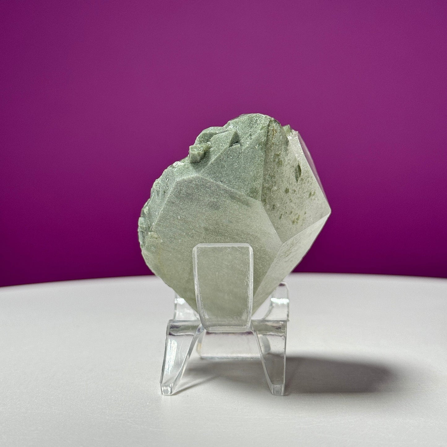 Chlorite Quartz Crystal Specimen (Pakistan) (Includes Acrylic Stand)