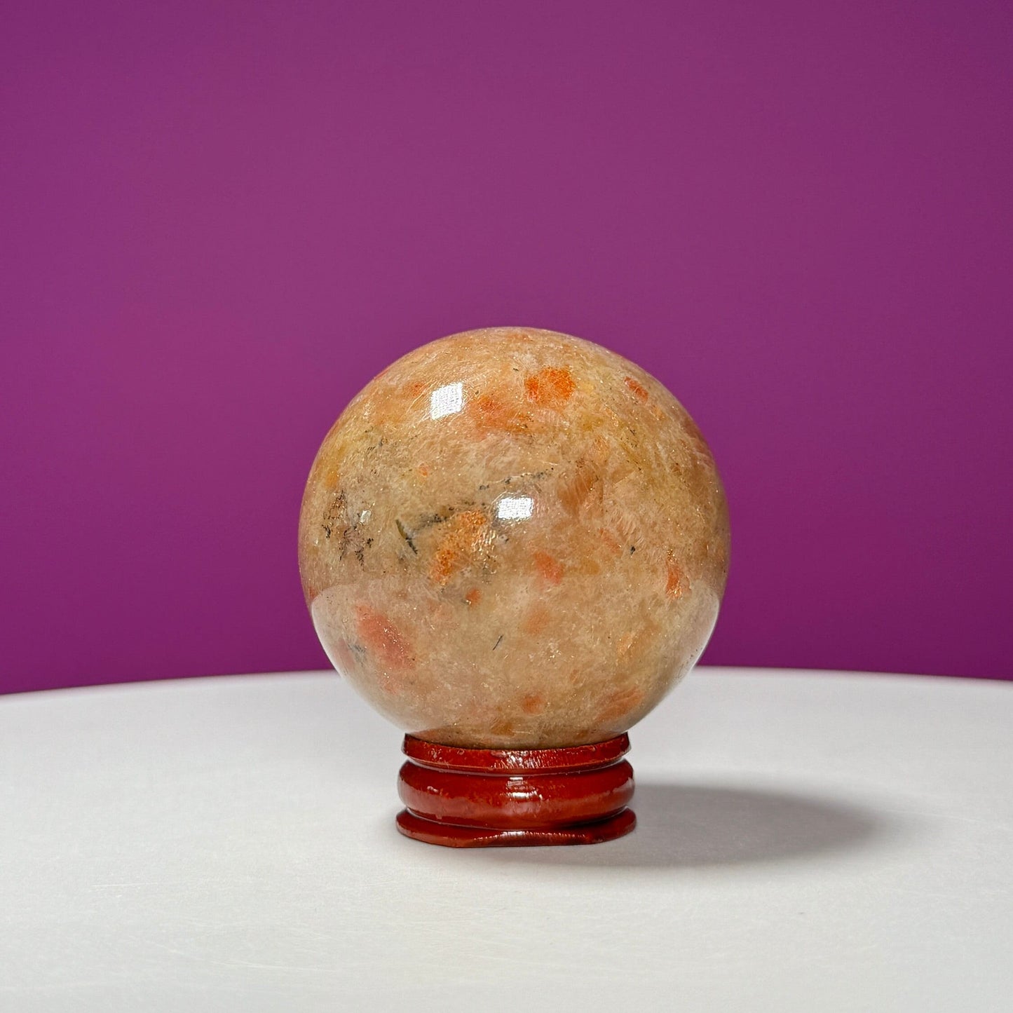 Sunstone Sphere (Includes Wood Stand)