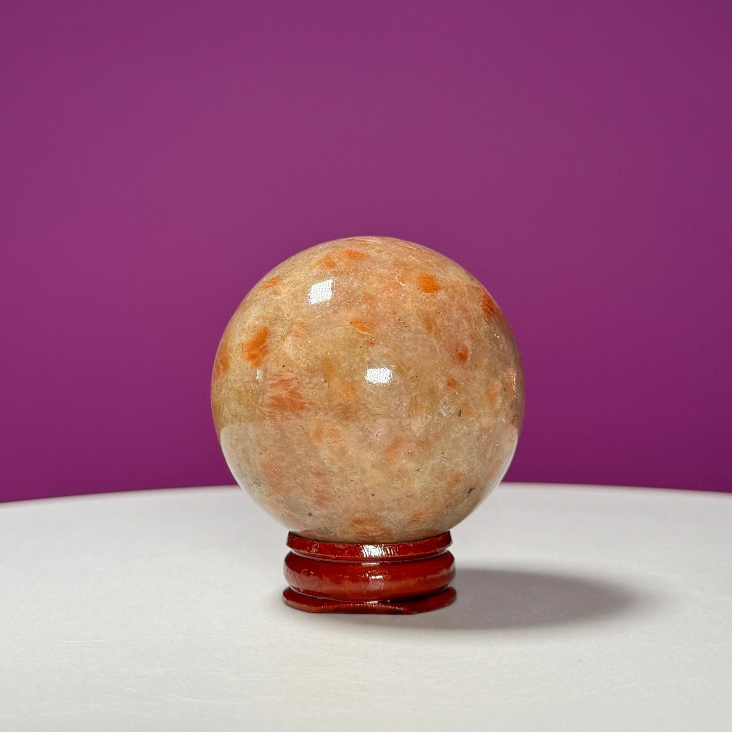 Sunstone Sphere (Includes Wood Stand)