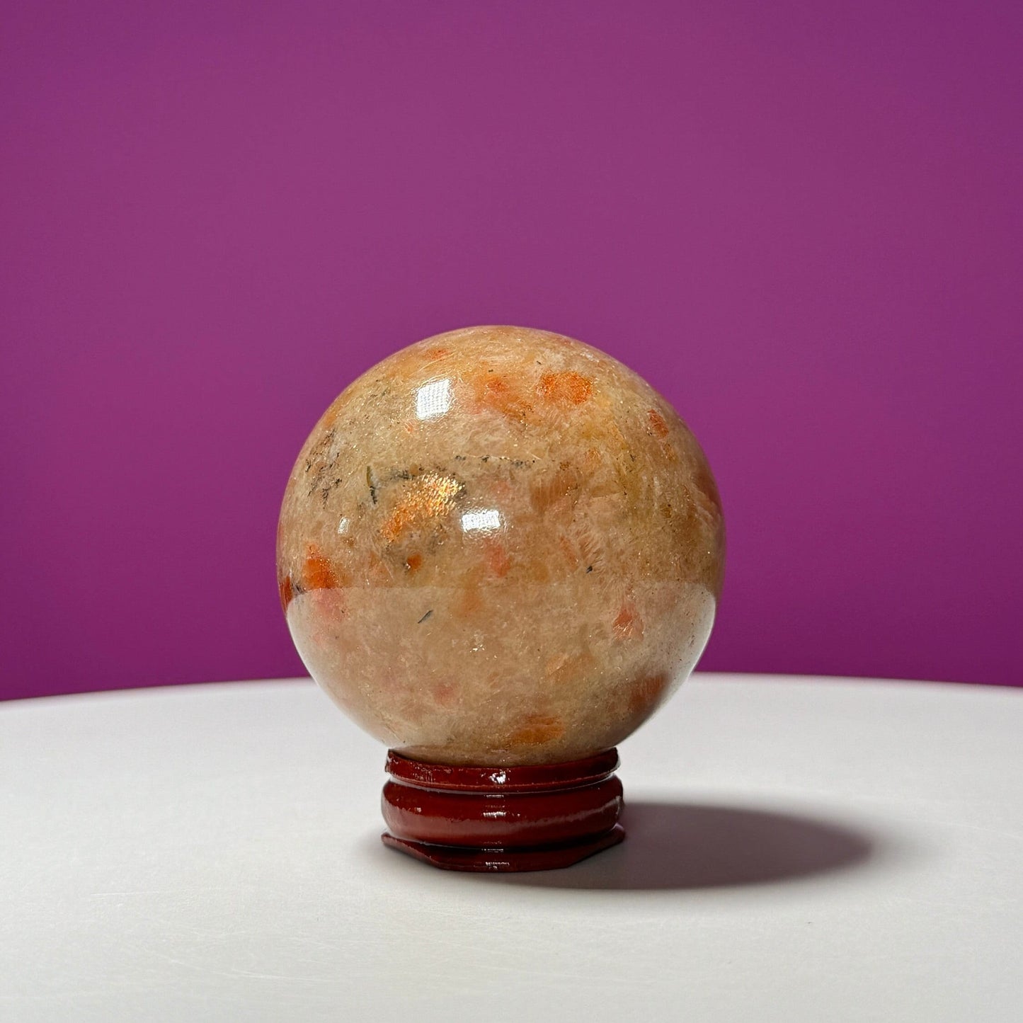 Sunstone Sphere (Includes Wood Stand)