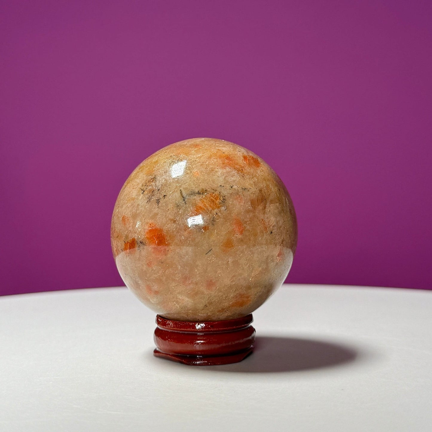 Sunstone Sphere (Includes Wood Stand)