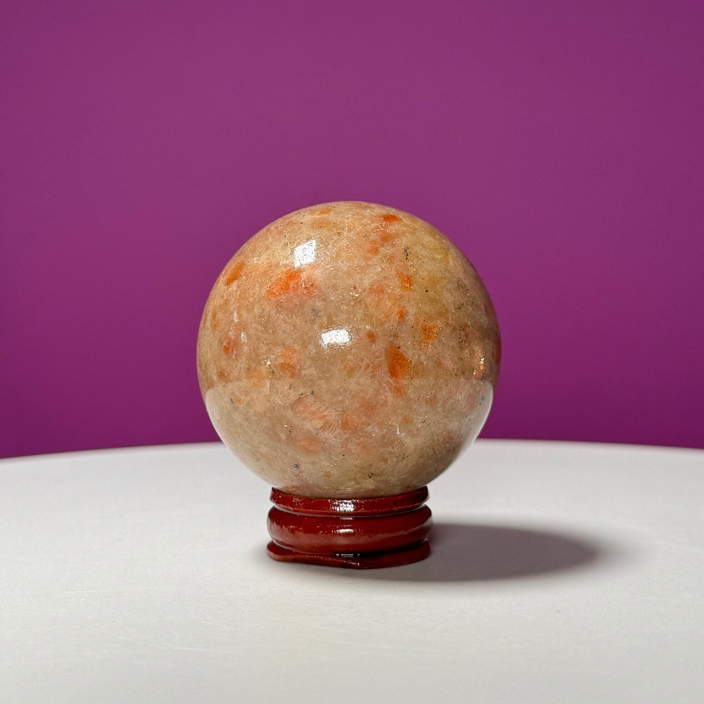 Sunstone Sphere (Includes Wood Stand)