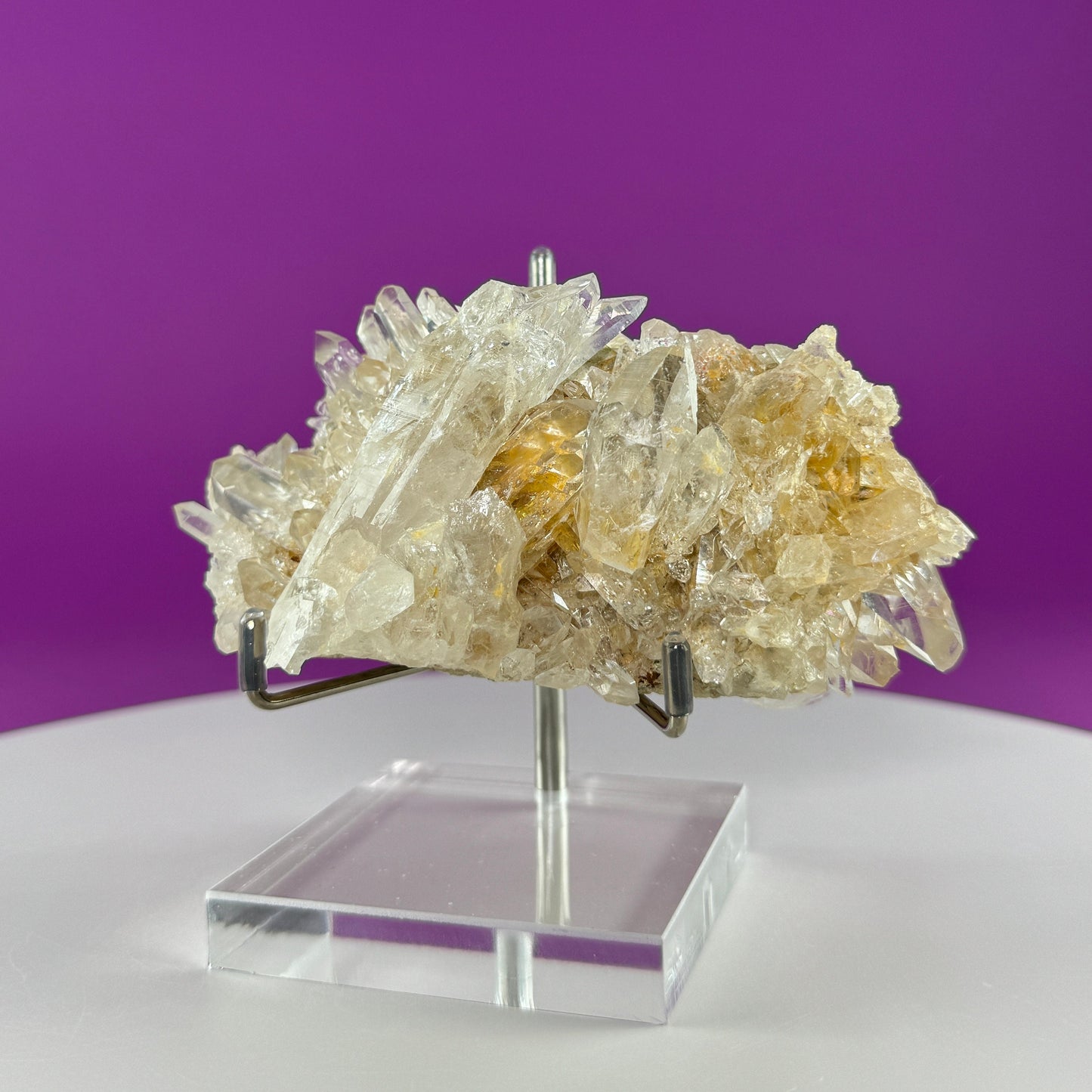 Tibet Quartz Cluster (Includes Metal/Acrylic Stand)