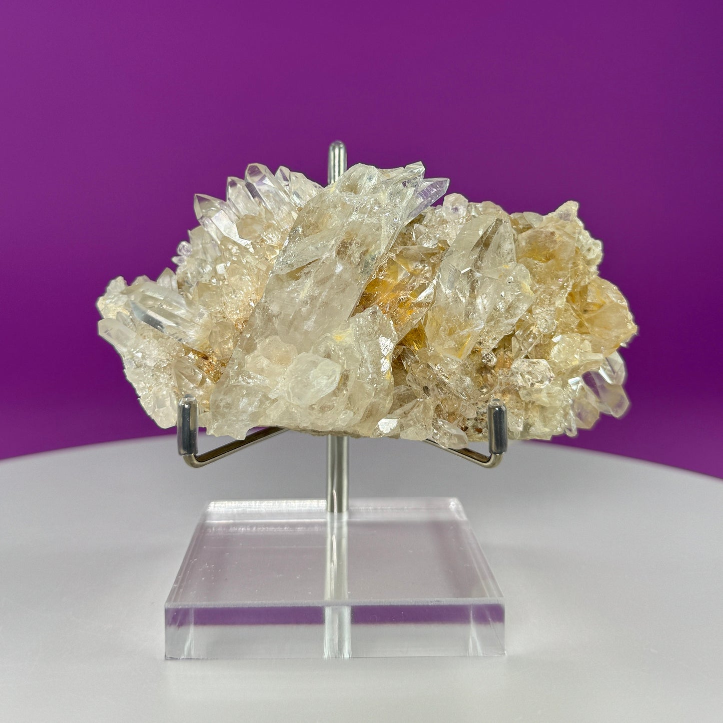 Tibet Quartz Cluster (Includes Metal/Acrylic Stand)