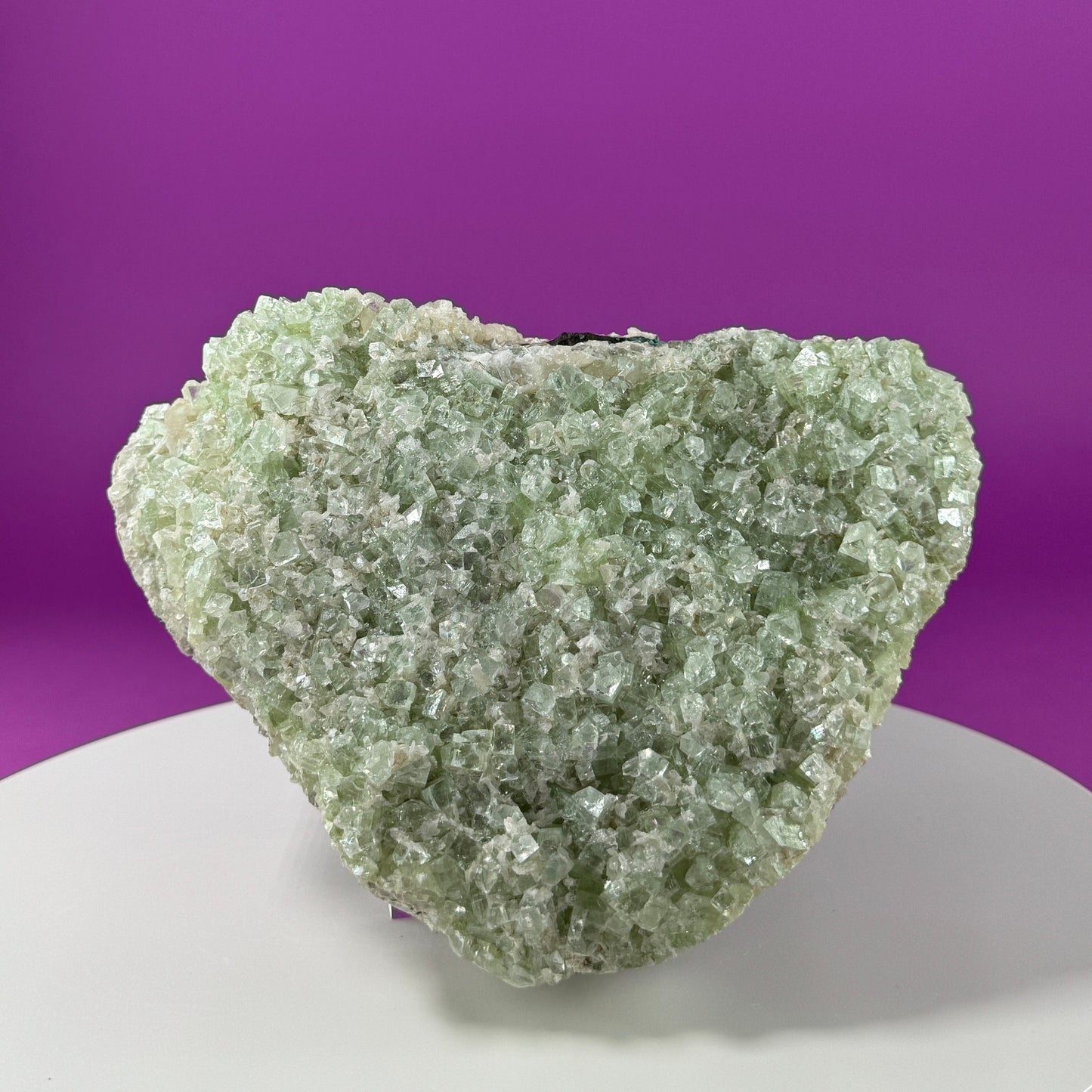 Zeolite with Apophyllite Cluster, Large Cluster (Includes Acrylic Stand)