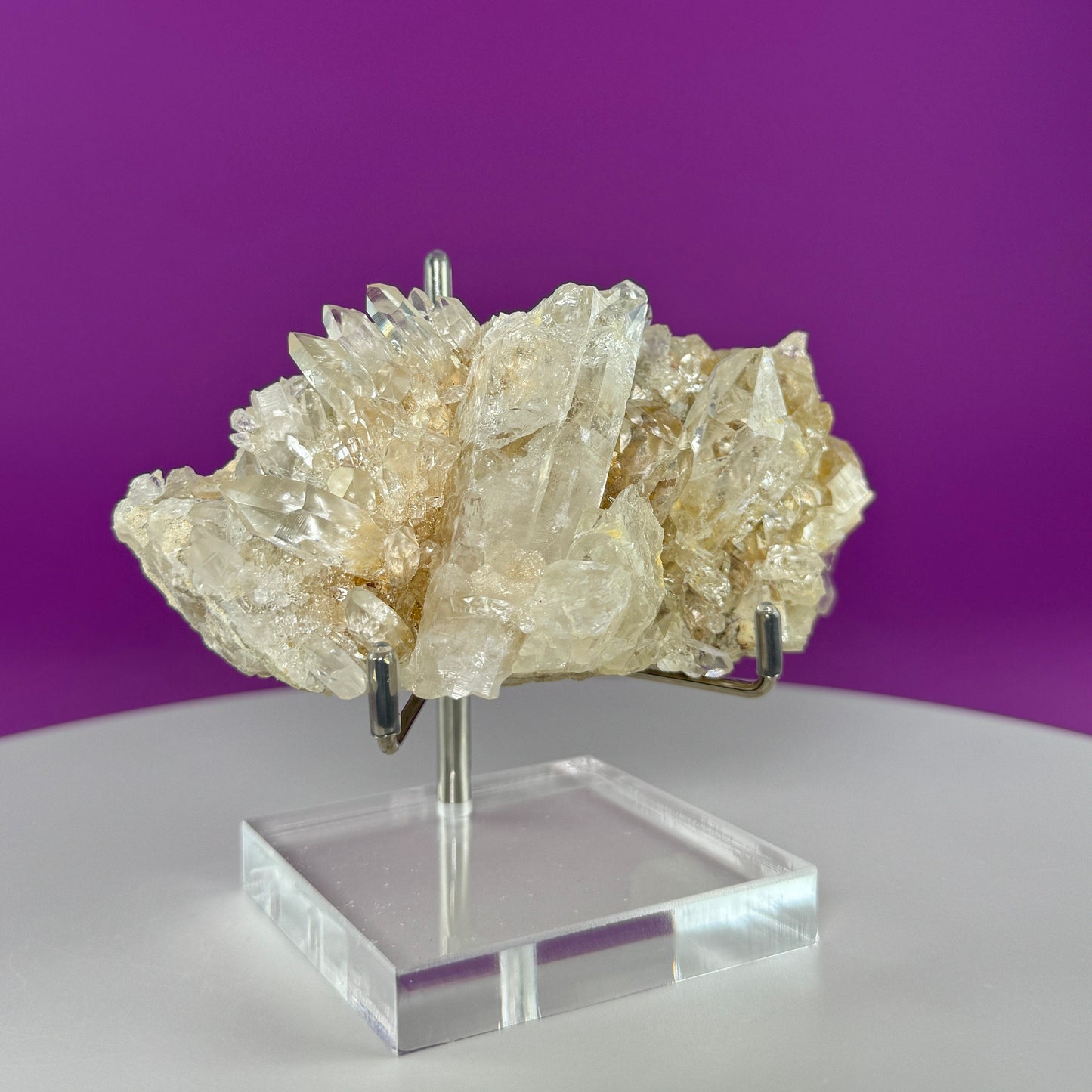 Tibet Quartz Cluster (Includes Metal/Acrylic Stand)