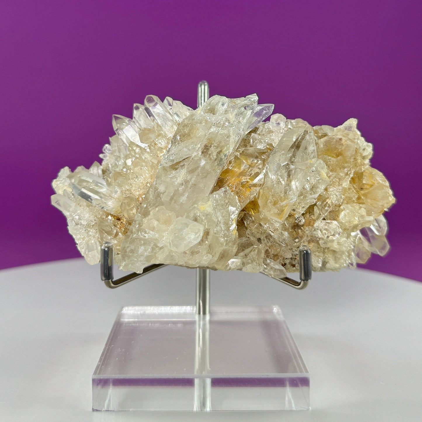 Tibet Quartz Cluster (Includes Metal/Acrylic Stand)