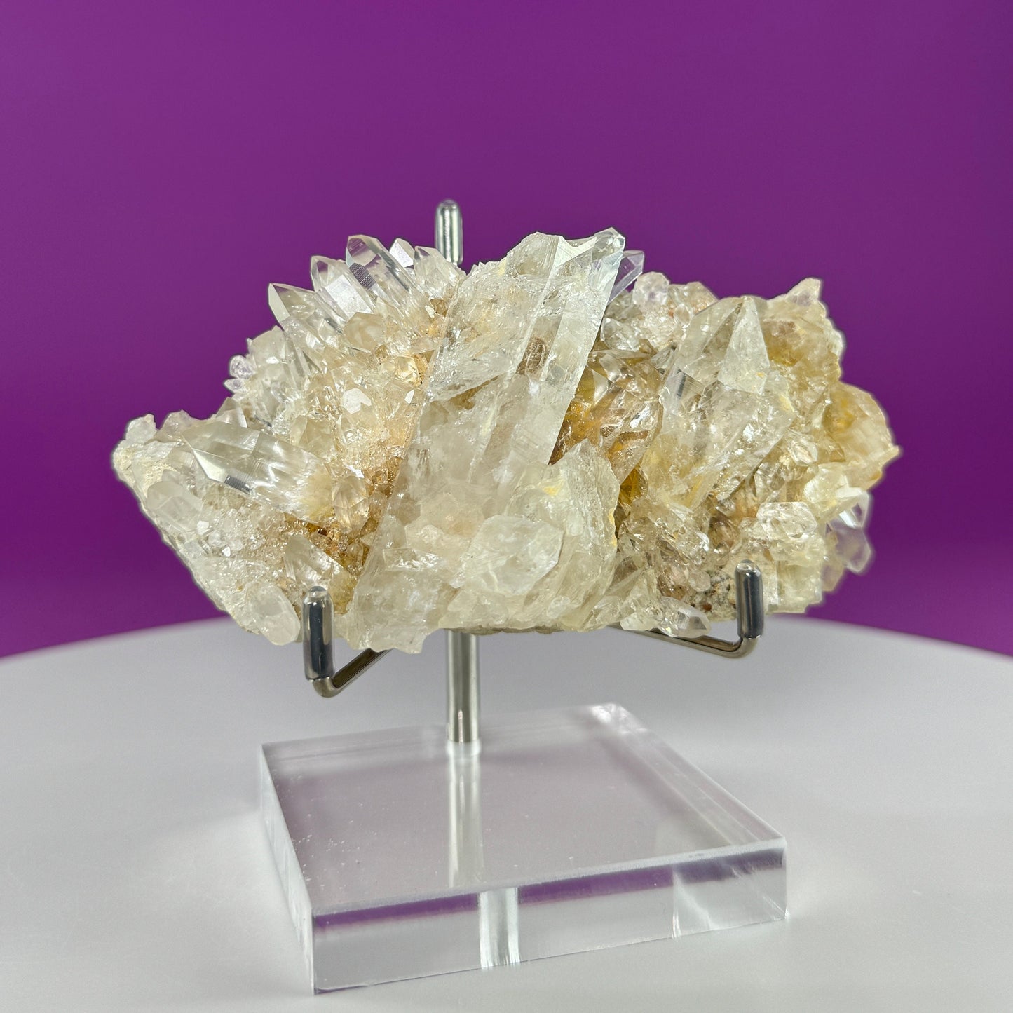 Tibet Quartz Cluster (Includes Metal/Acrylic Stand)