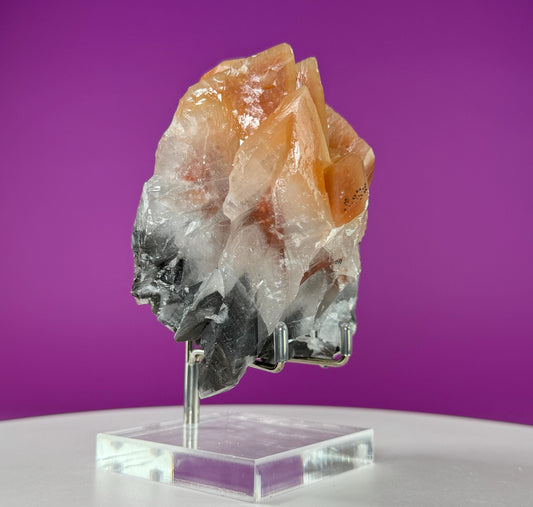 Mariposa Calcite (Mexico) (Includes Metal/Acrylic Stand)