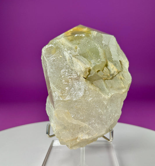 Tibet Green Quartz (Includes Silver Metal/Acrylic Stand)