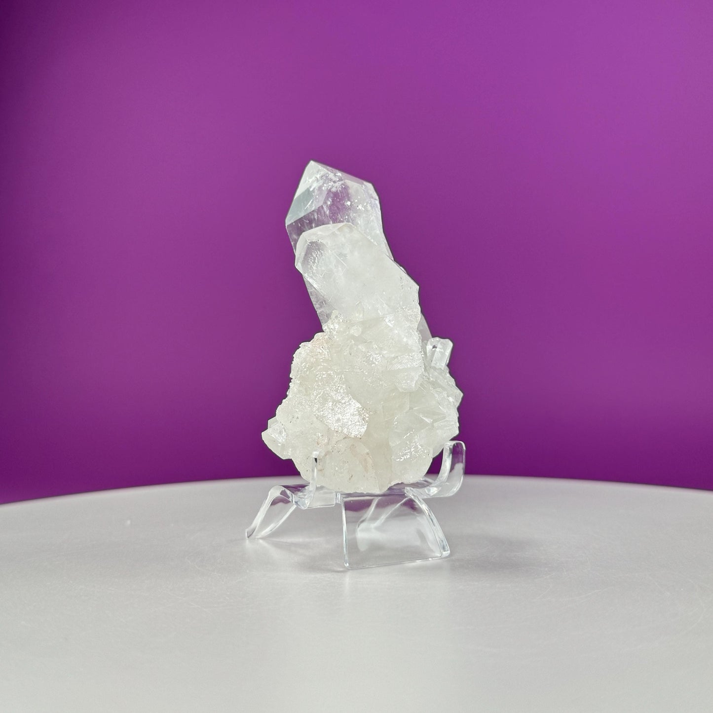 Clear Quartz Cluster (Brazil) (Includes Acrylic Stand)