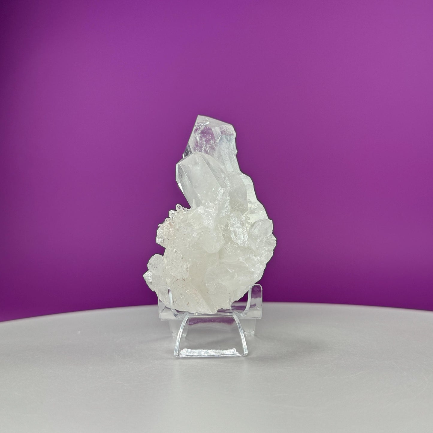 Clear Quartz Cluster (Brazil) (Includes Acrylic Stand)