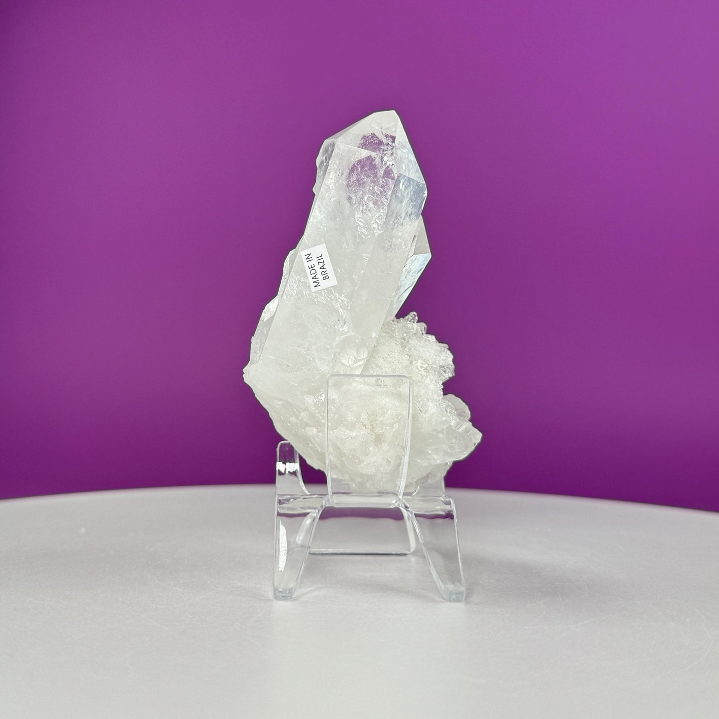 Clear Quartz Cluster (Brazil) (Includes Acrylic Stand)