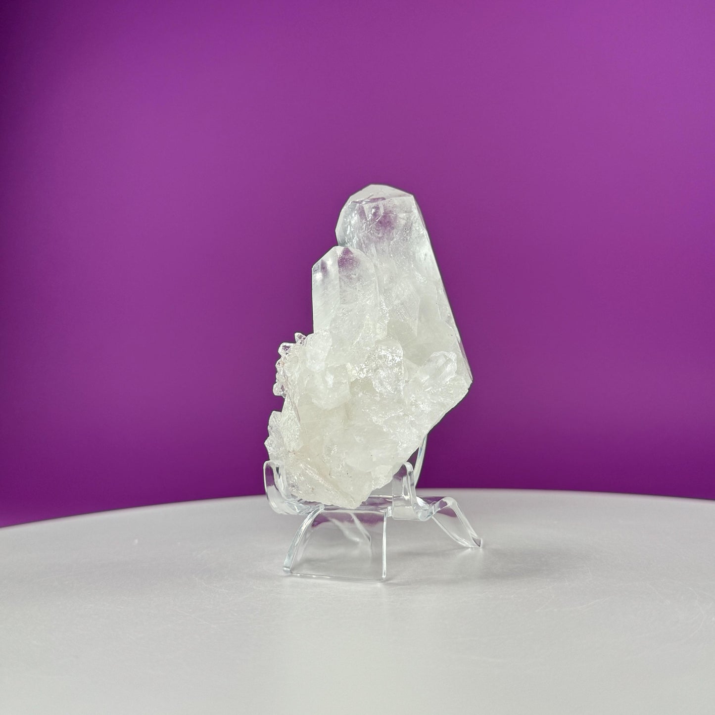 Clear Quartz Cluster (Brazil) (Includes Acrylic Stand)