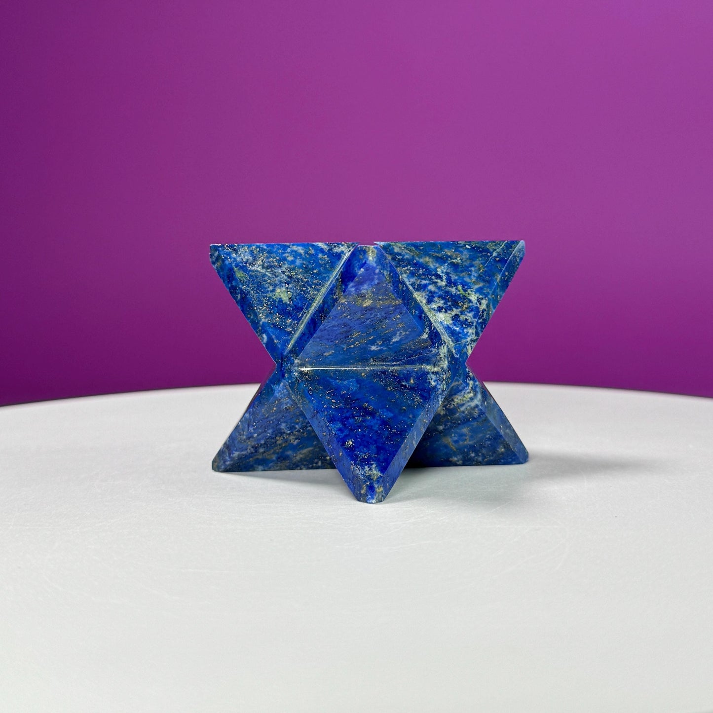 Lapis Lazuli Merkaba Carving