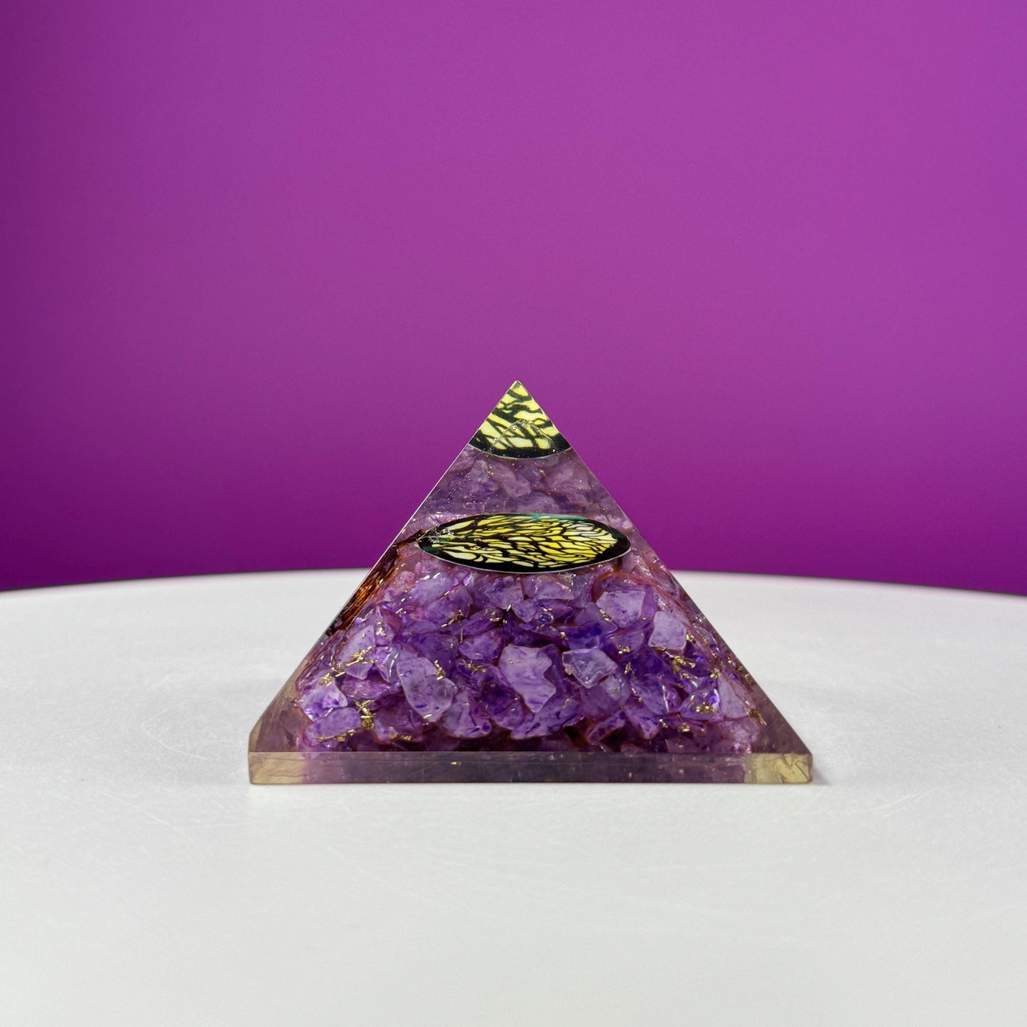 Amethyst Orgonite Pyramid