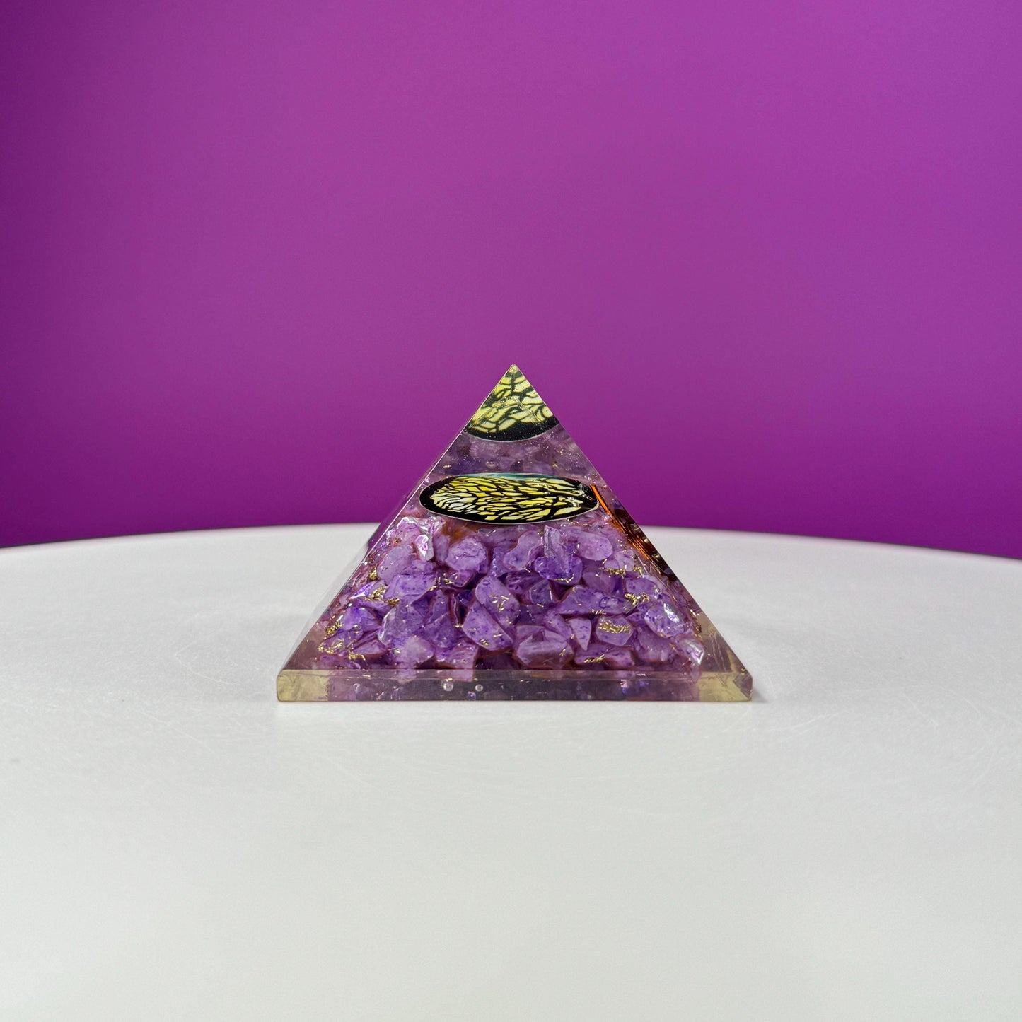 Amethyst Orgonite Pyramid