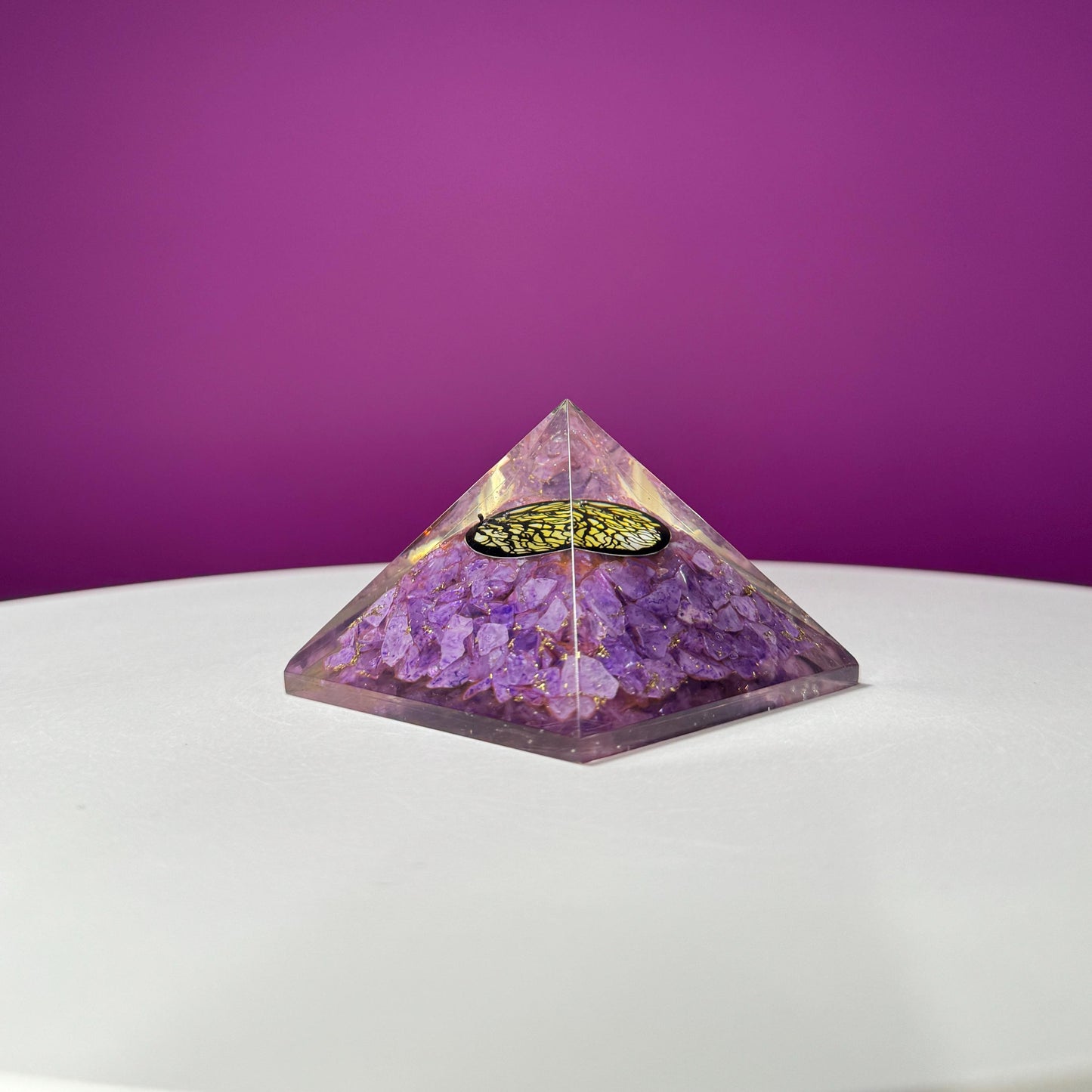 Amethyst Orgonite Pyramid