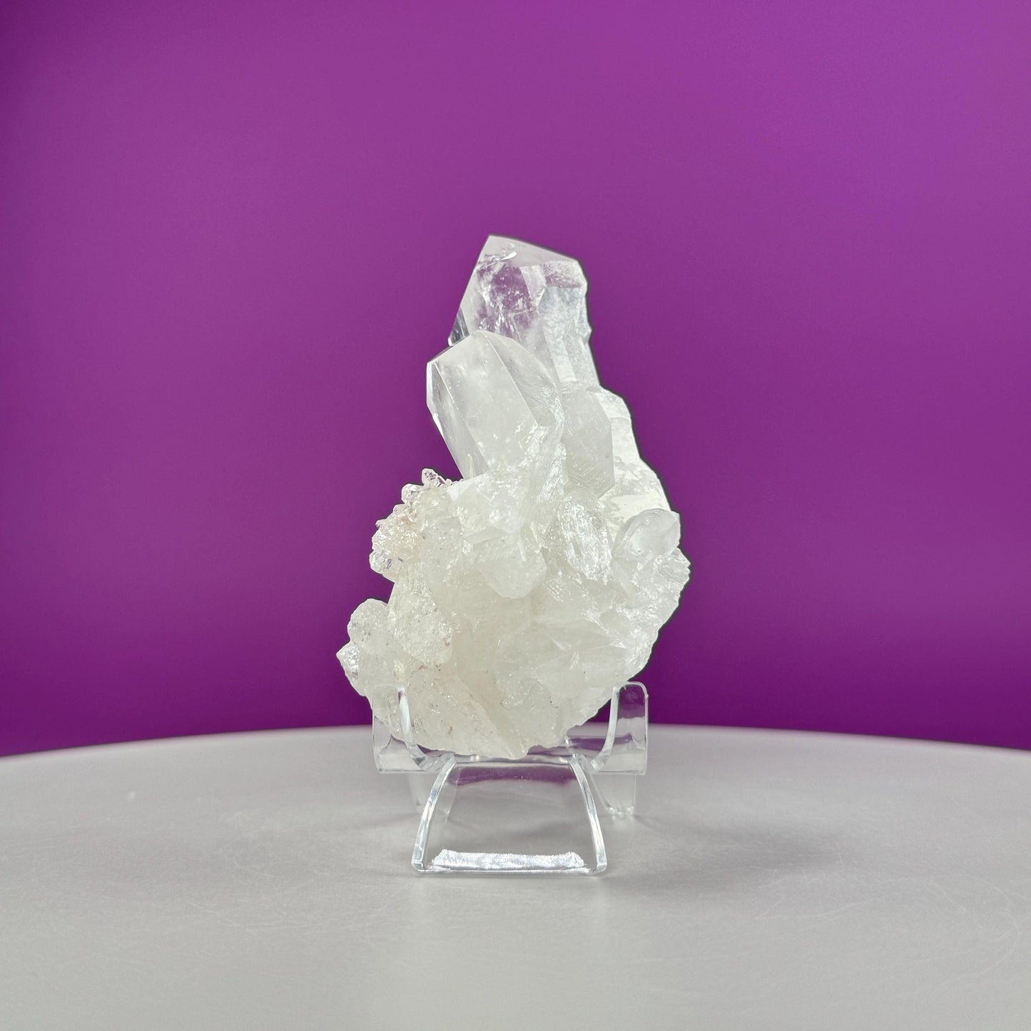 Clear Quartz Cluster (Brazil) (Includes Acrylic Stand)