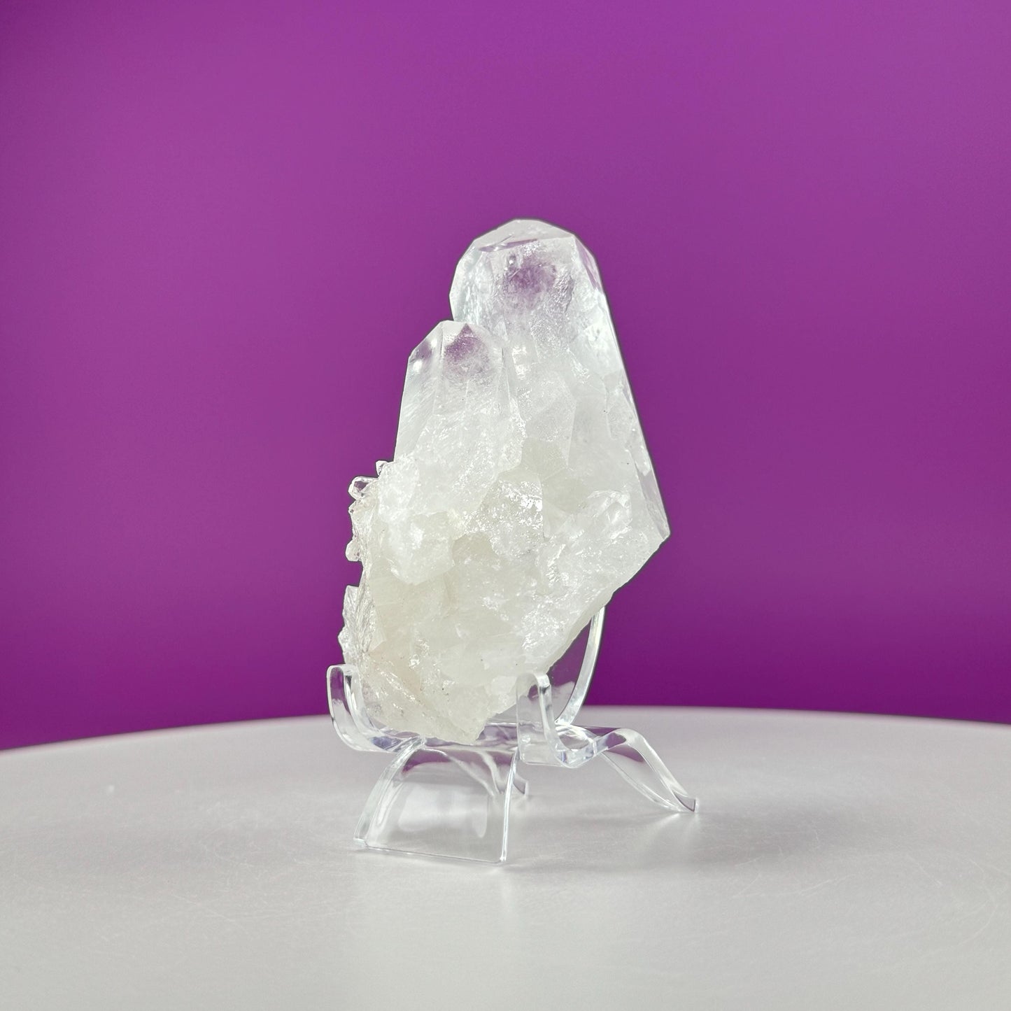 Clear Quartz Cluster (Brazil) (Includes Acrylic Stand)