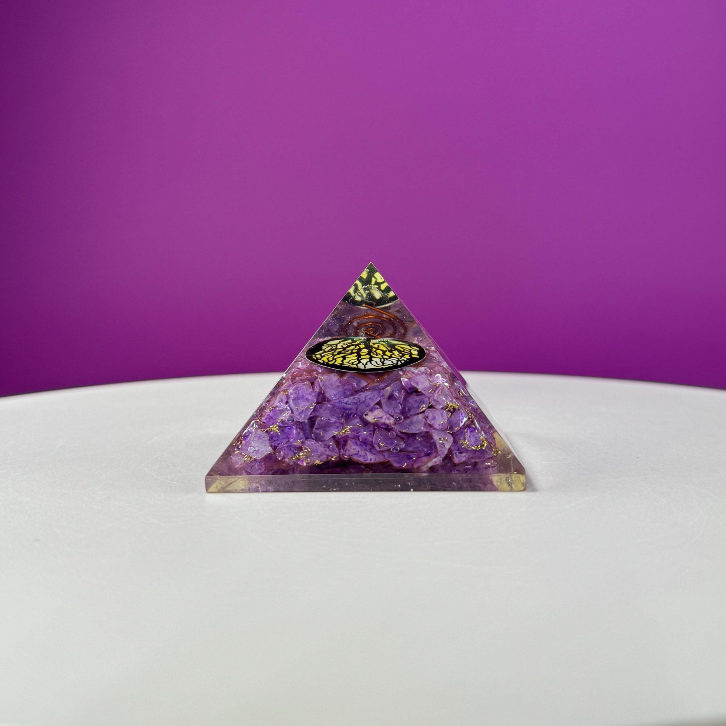 Amethyst Orgonite Pyramid