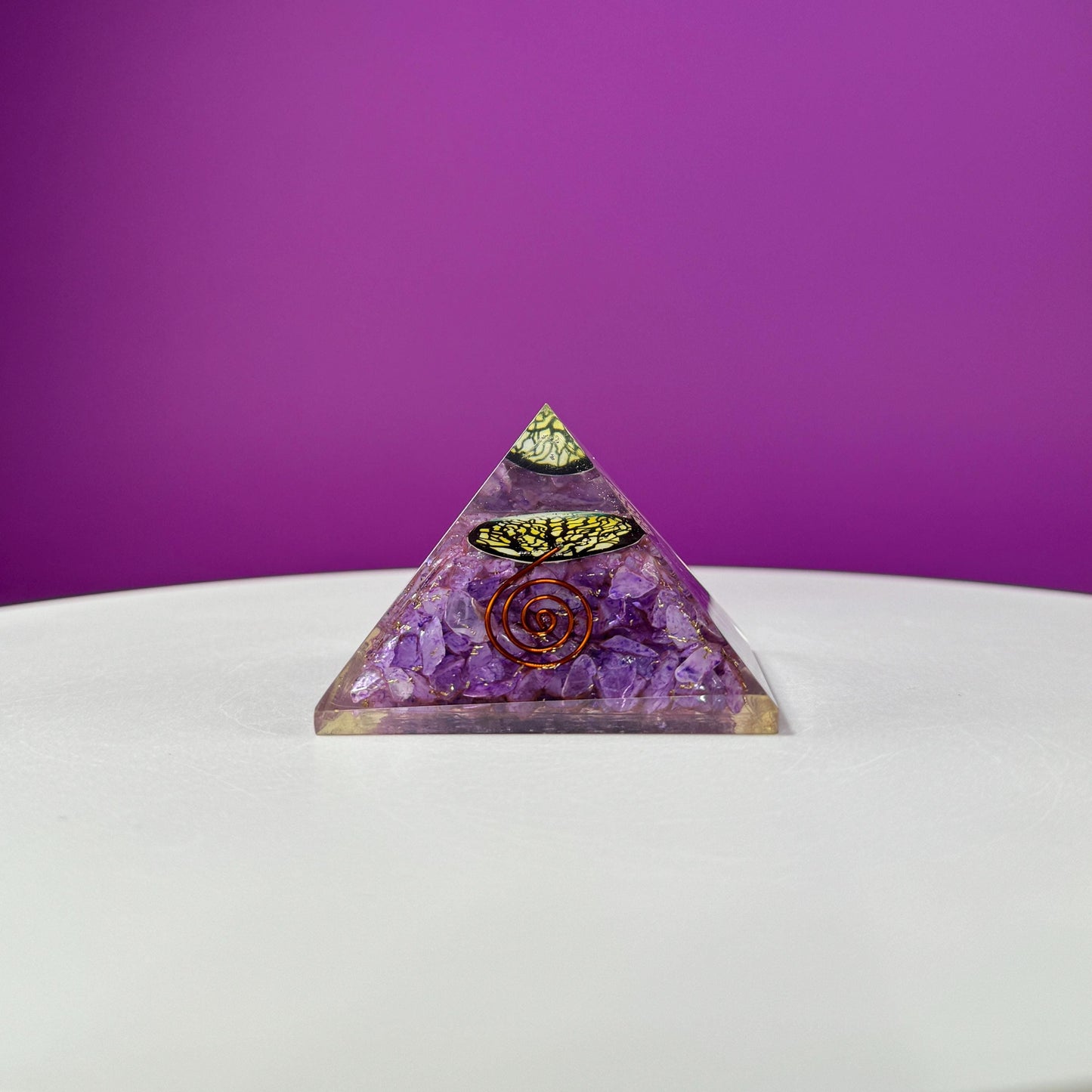 Amethyst Orgonite Pyramid