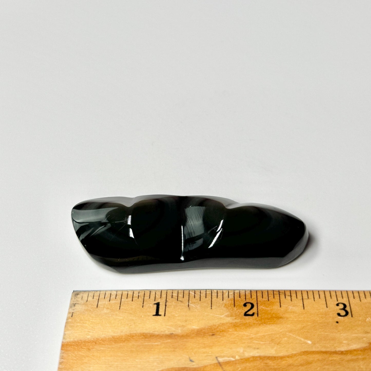 Rainbow Obsidian Double Heart Carving (Mexico) (Includes Acrylic Stand)