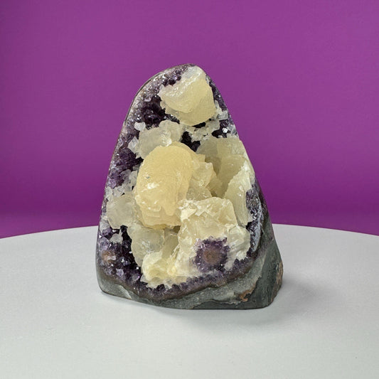 Amethyst and Calcite Free Form (Brazil)