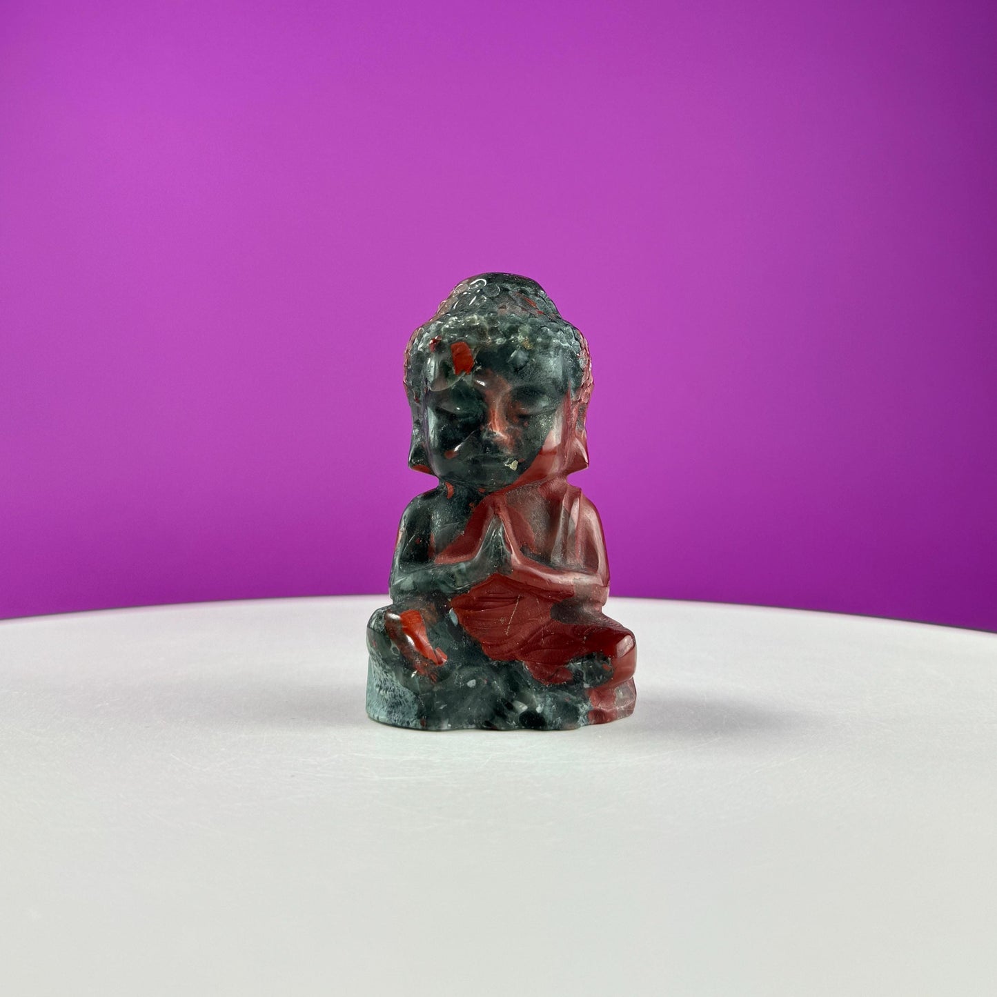 African Bloodstone Baby Buddha