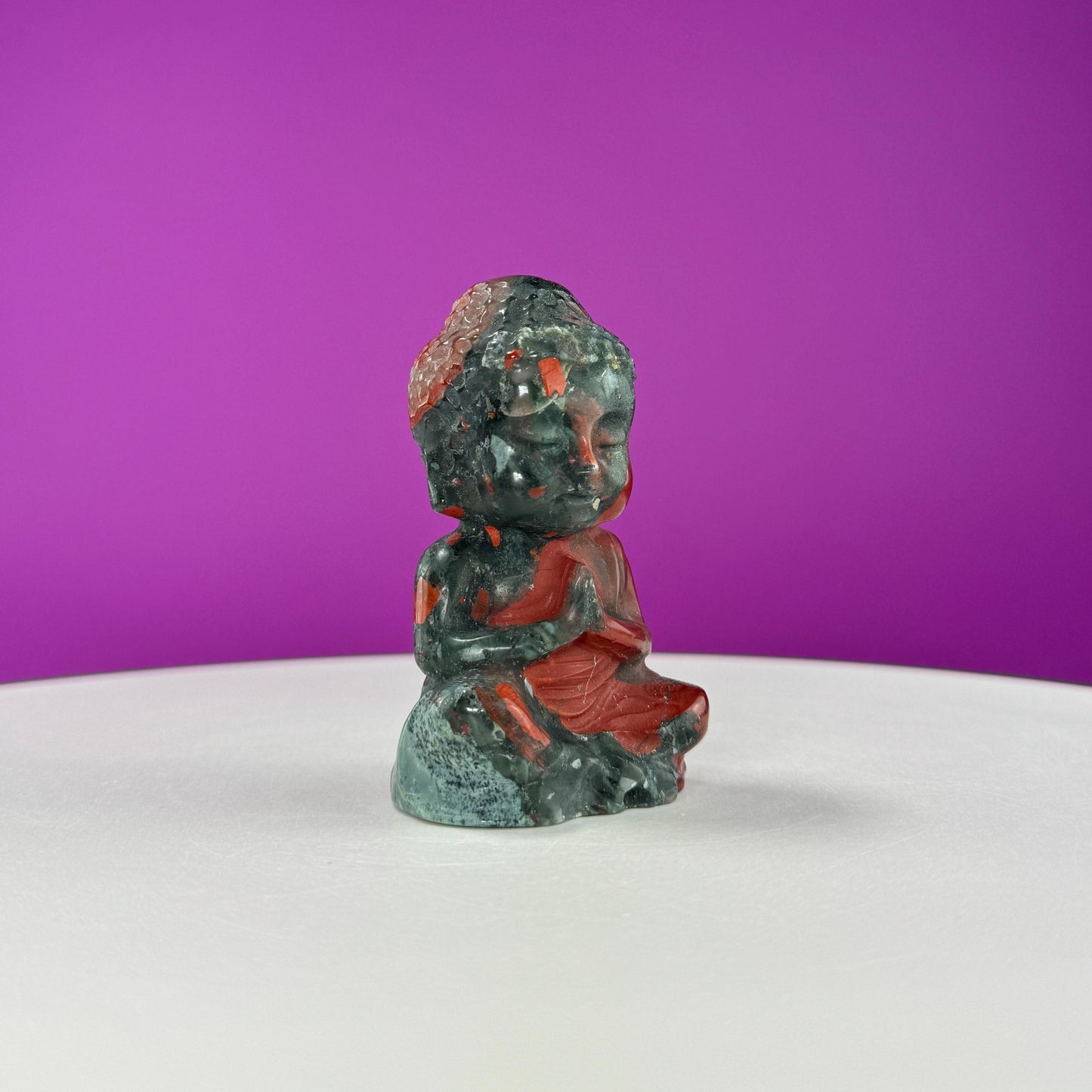 African Bloodstone Baby Buddha