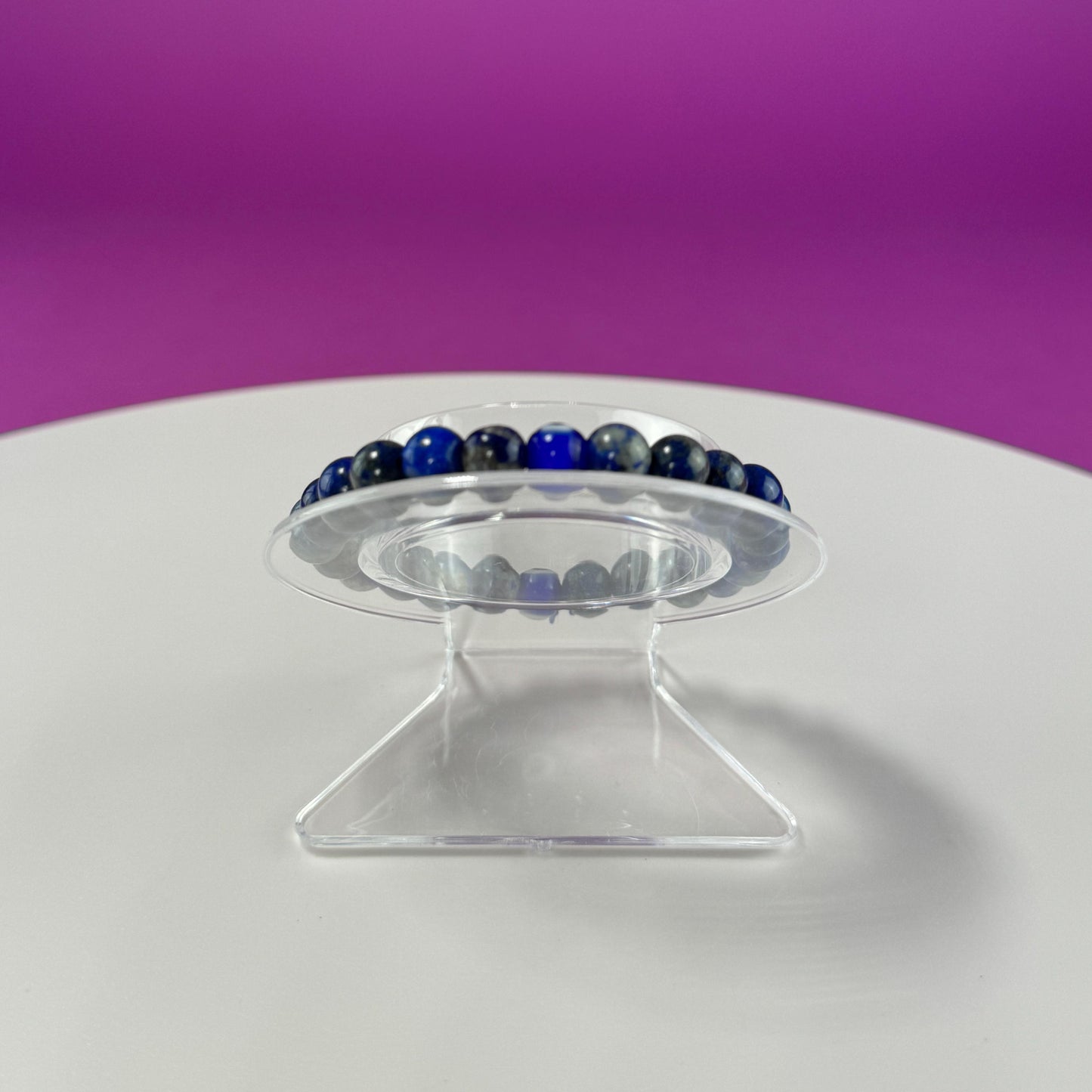 Lapis Lazuli Evil Eye Bracelet  8 Millimeter Beads - SAVE On Multiple Bracelets!!