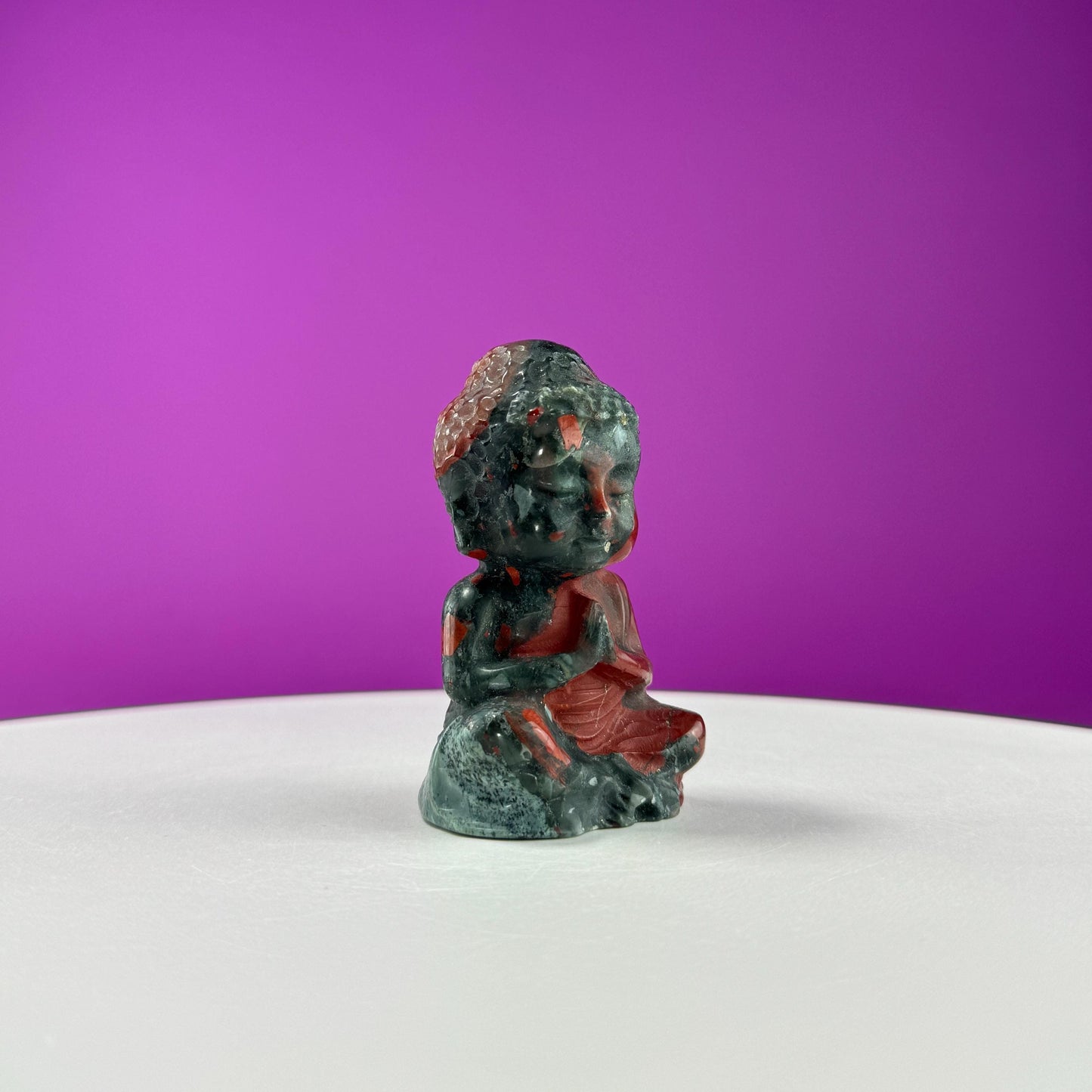 African Bloodstone Baby Buddha