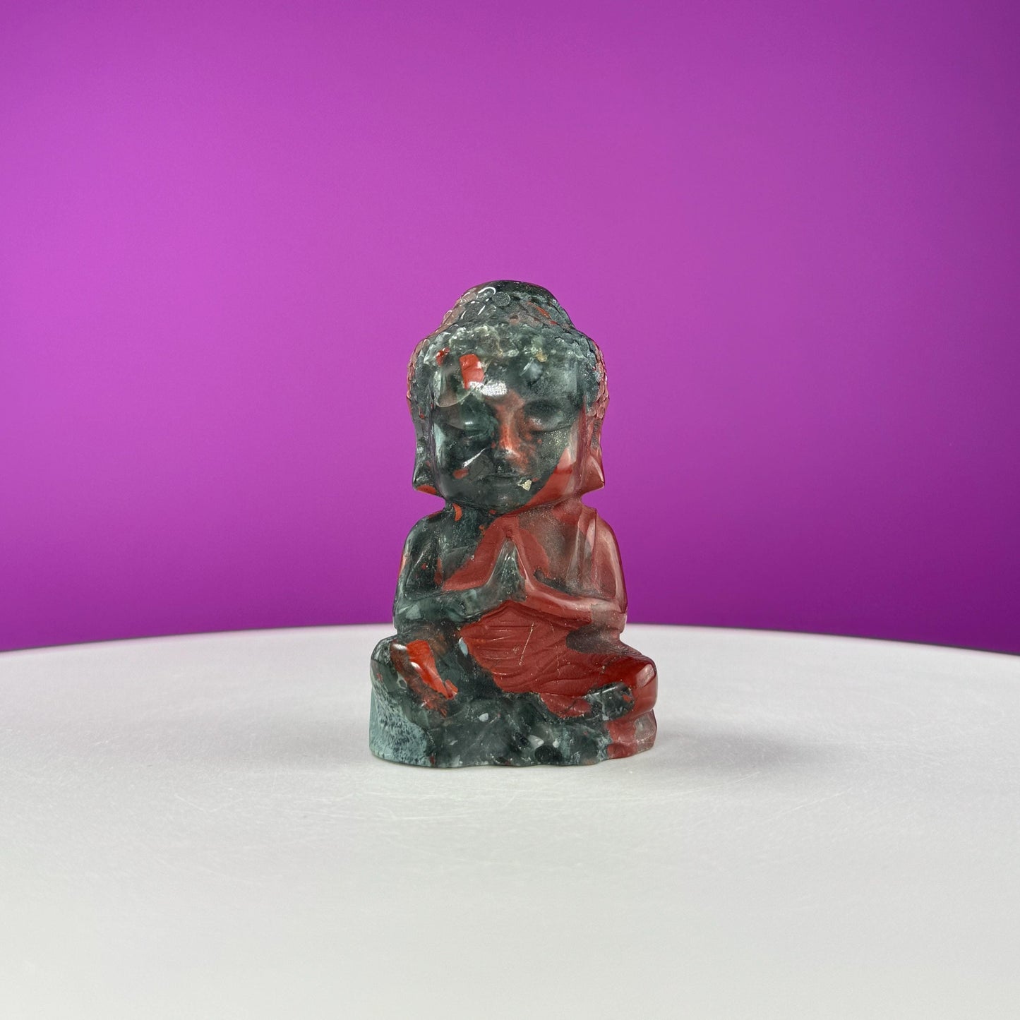 African Bloodstone Baby Buddha