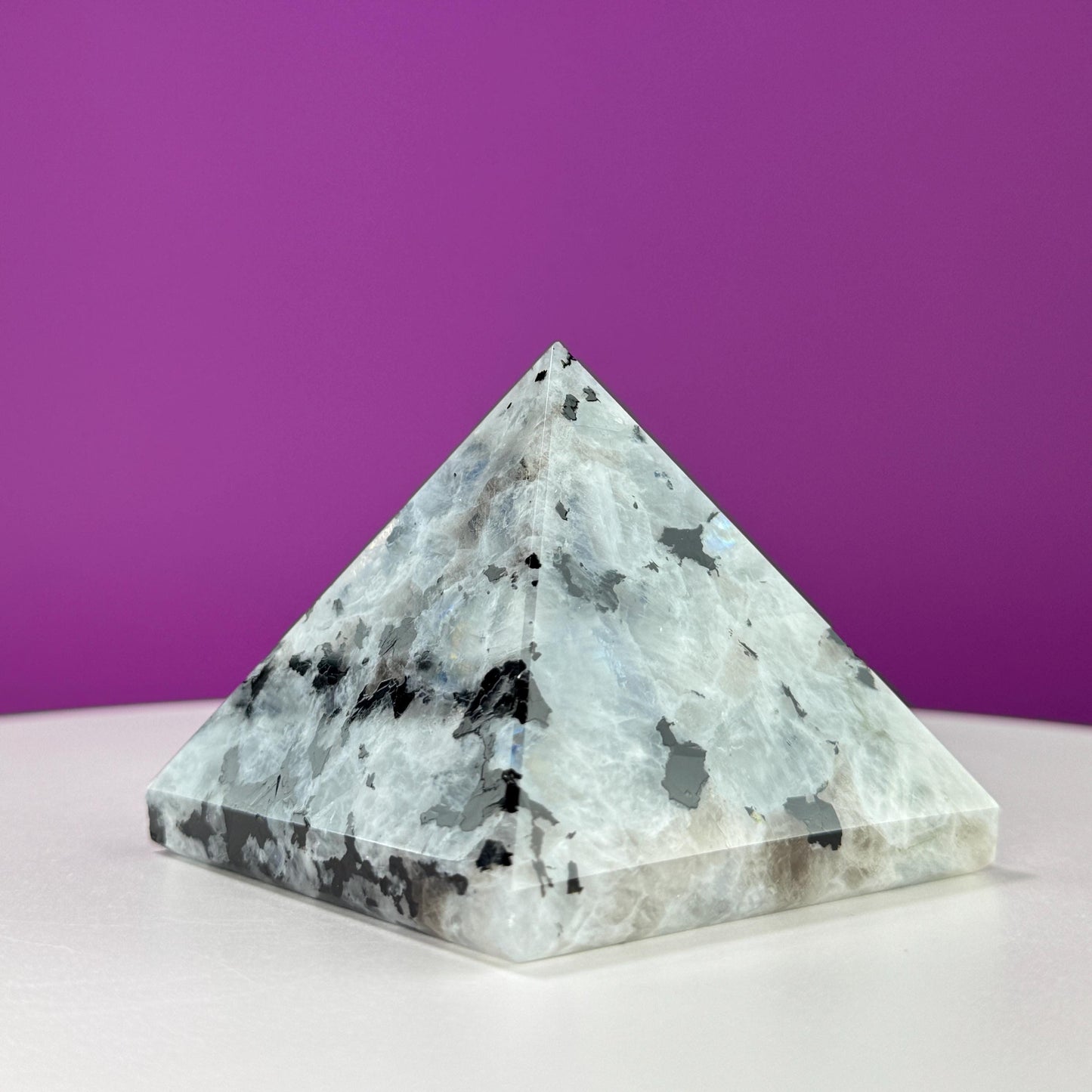 Rainbow Moonstone Pyramid