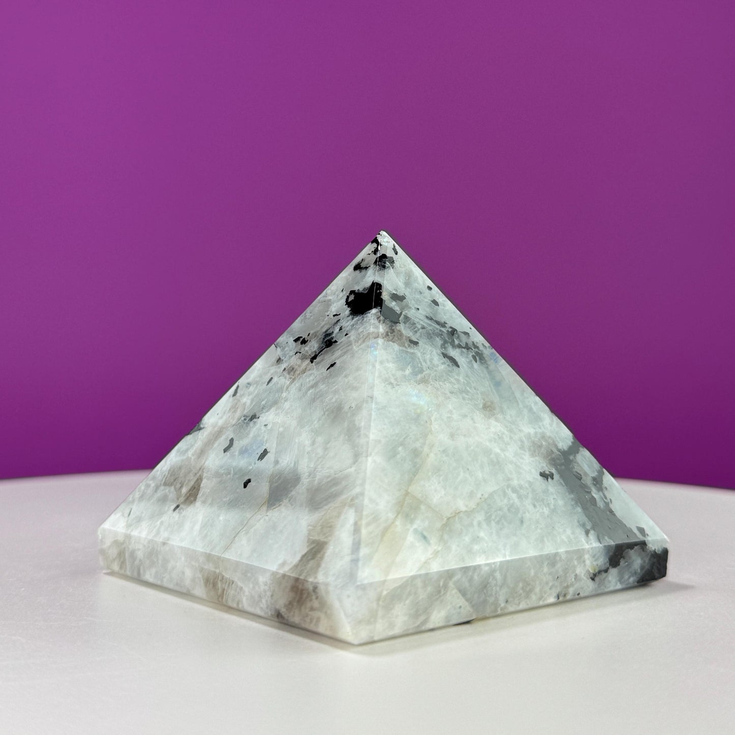 Rainbow Moonstone Pyramid