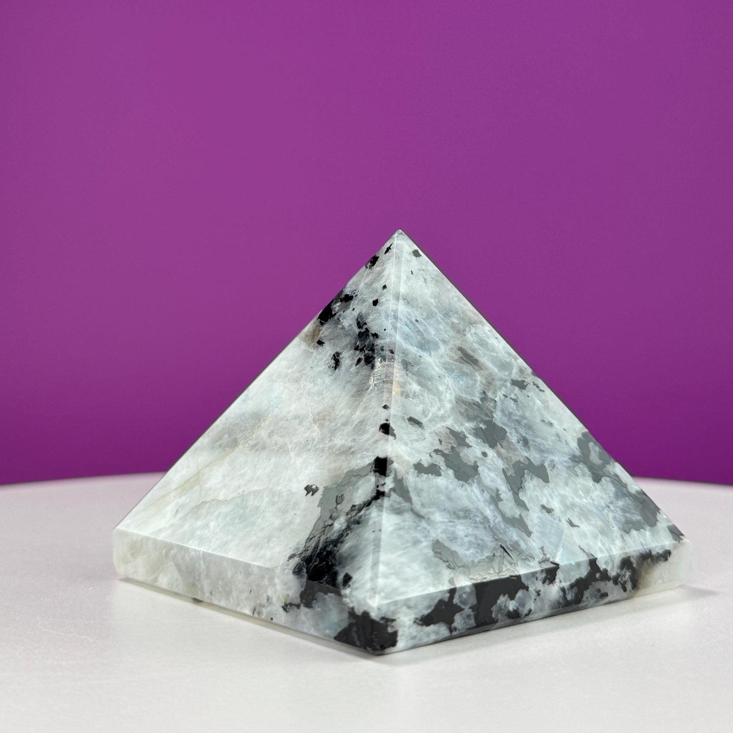 Rainbow Moonstone Pyramid