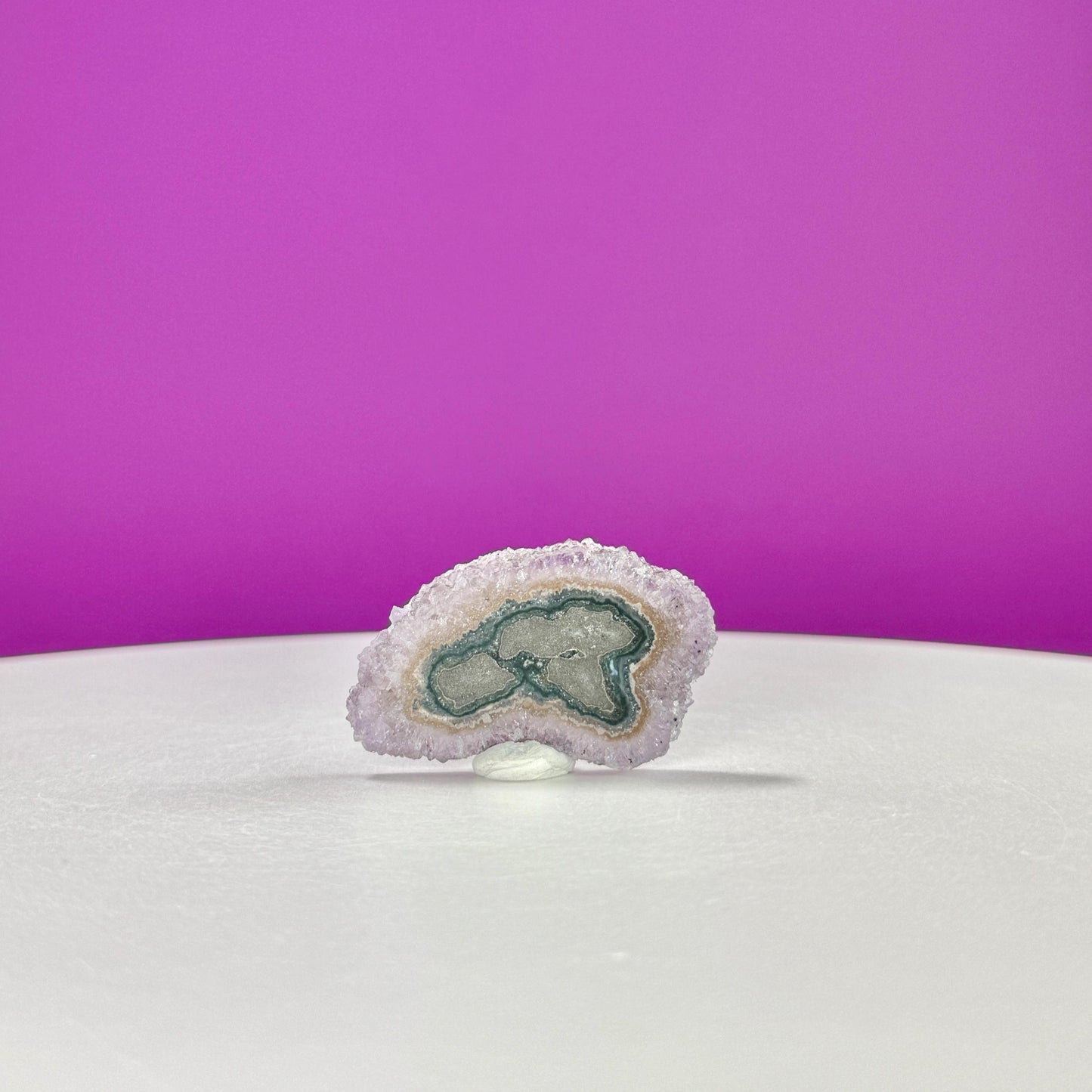 Stalactite Slice, Stalactite Eye (Uruguay) (Includes Display Stand)