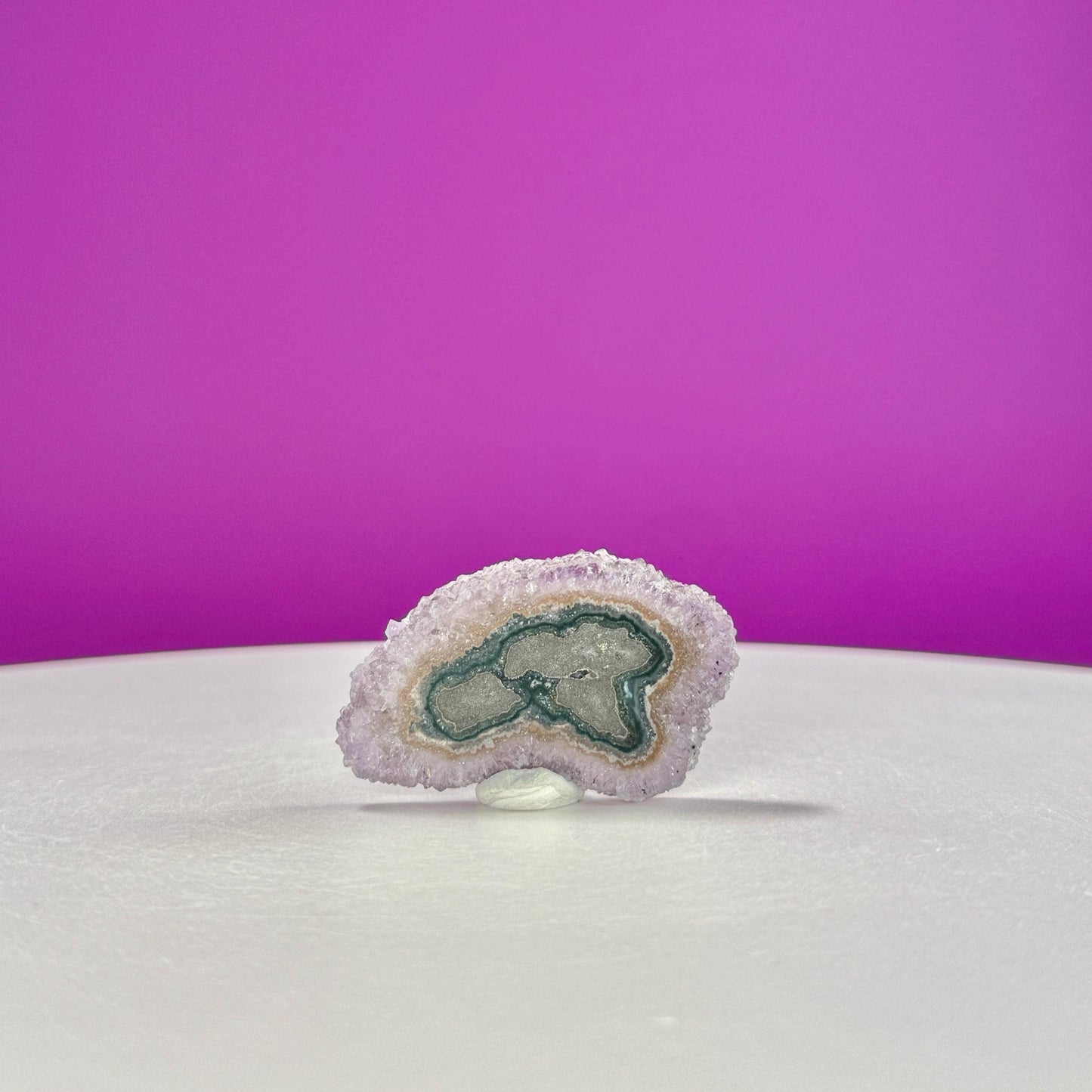 Stalactite Slice, Stalactite Eye (Uruguay) (Includes Display Stand)