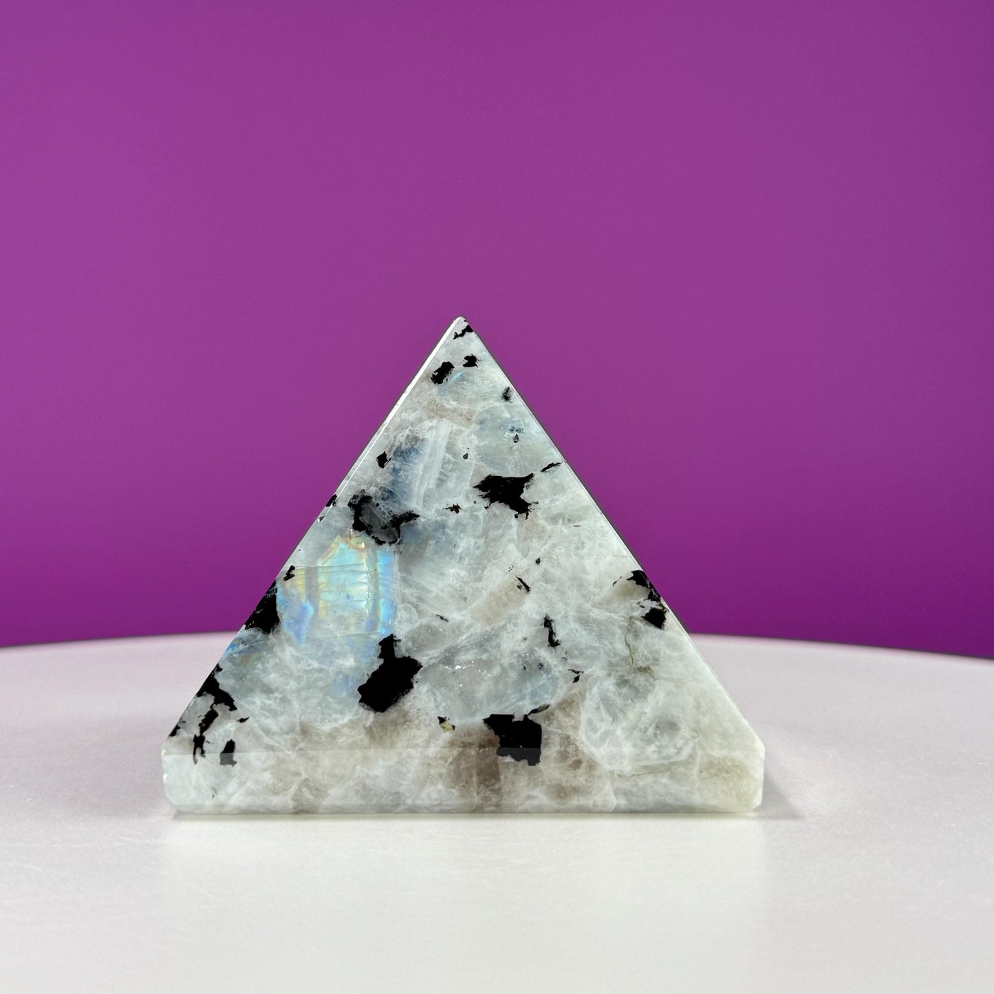 Rainbow Moonstone Pyramid