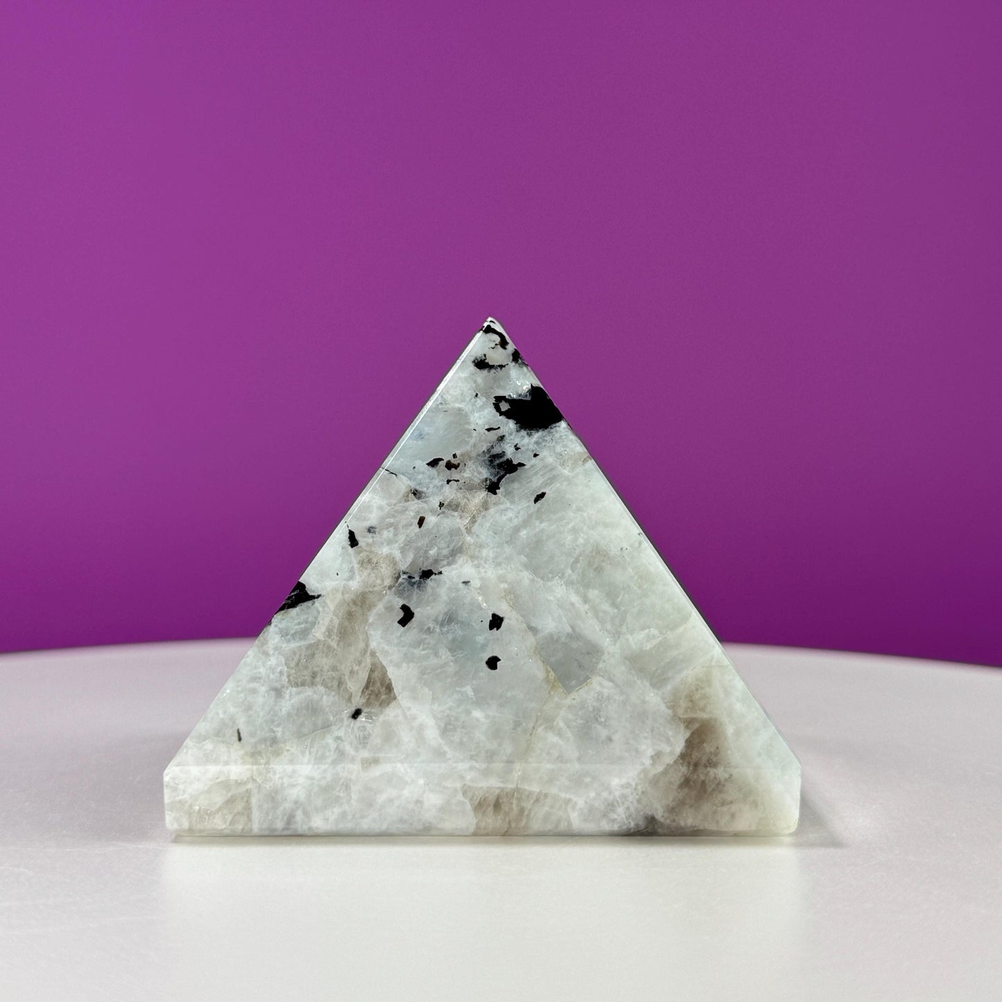 Rainbow Moonstone Pyramid