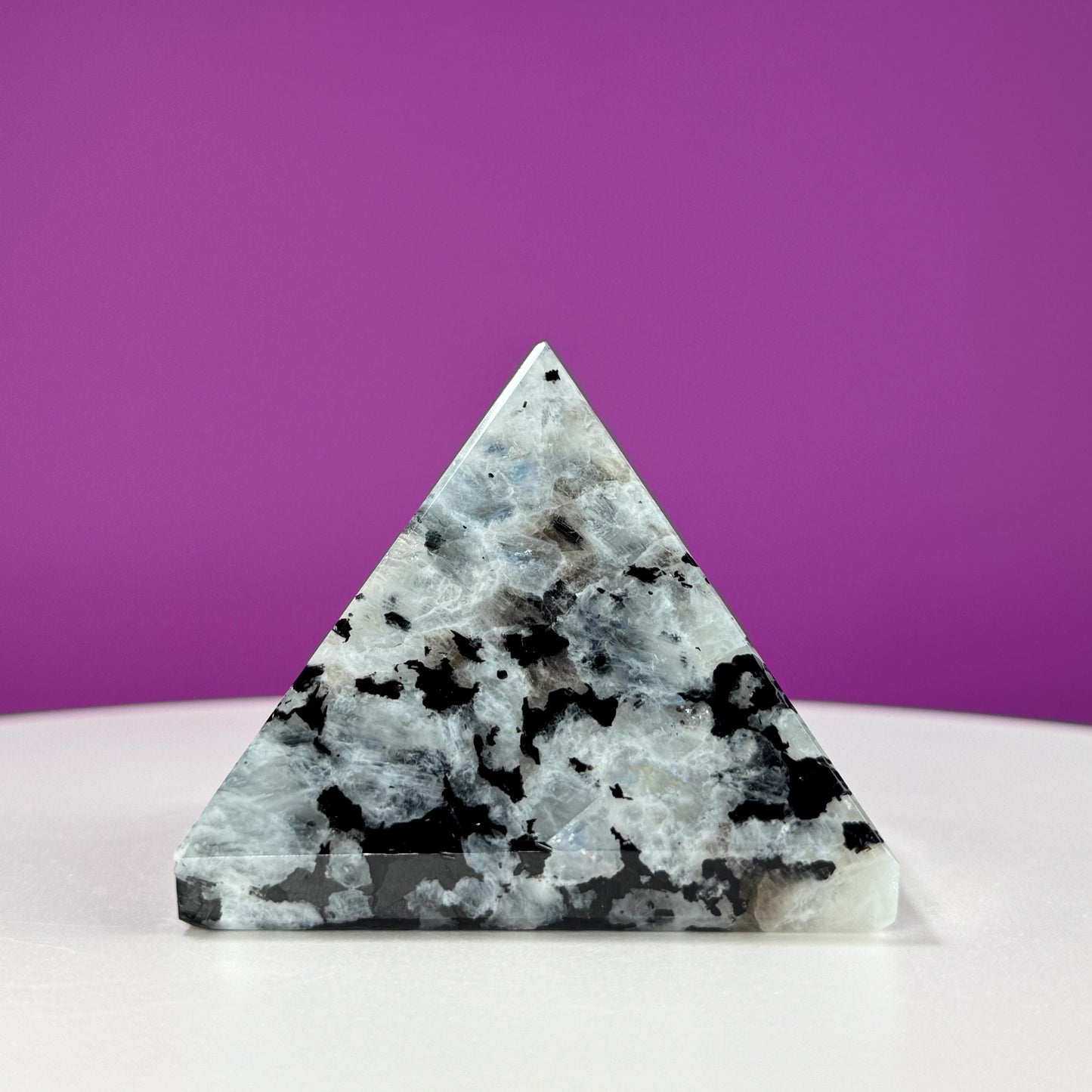 Rainbow Moonstone Pyramid