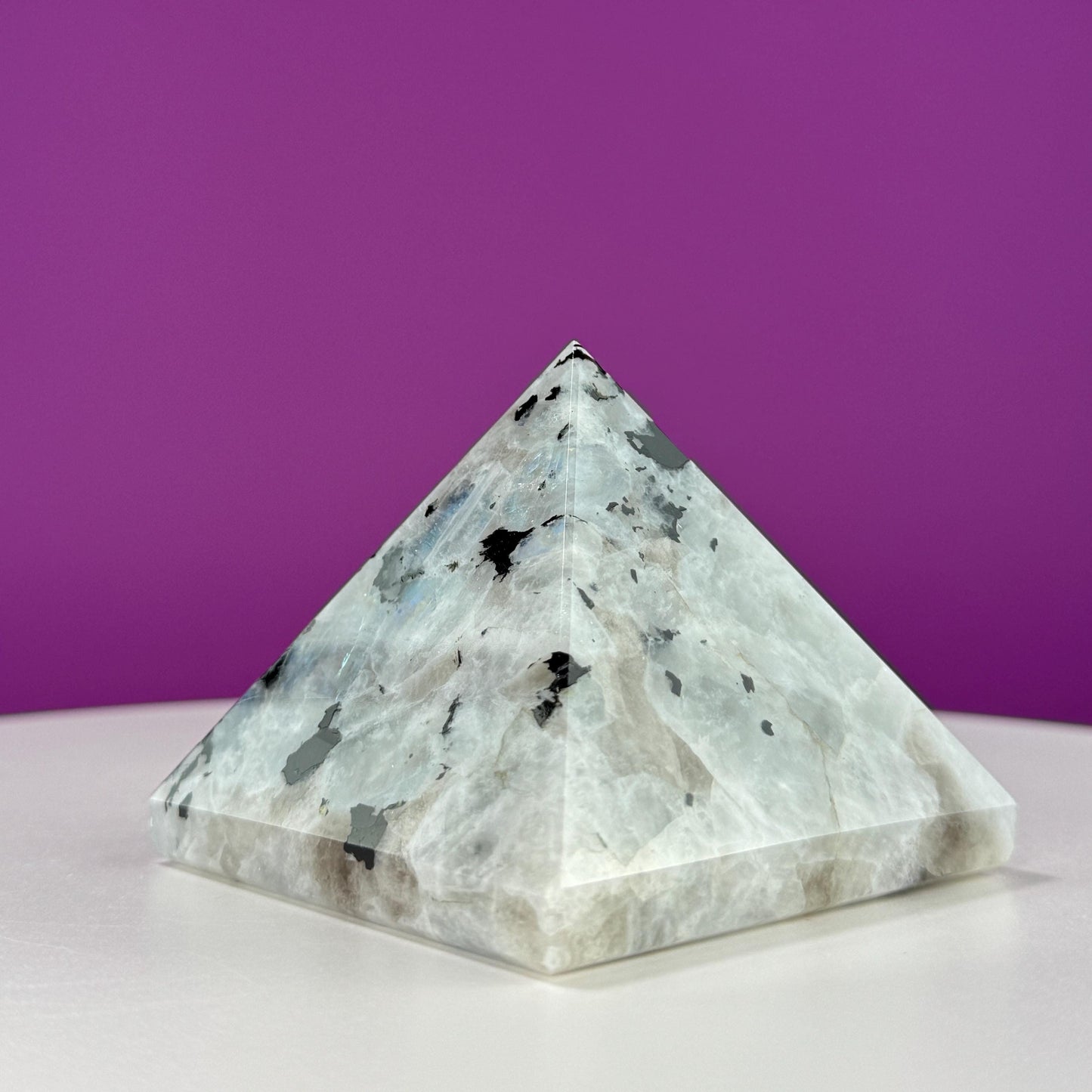 Rainbow Moonstone Pyramid