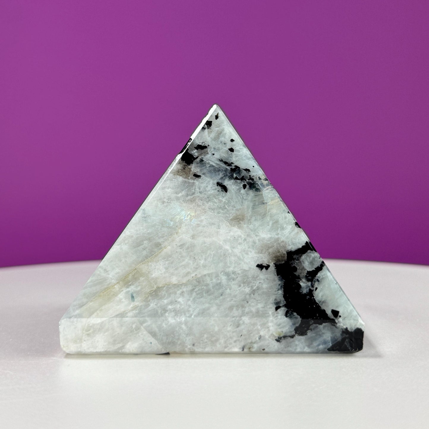 Rainbow Moonstone Pyramid