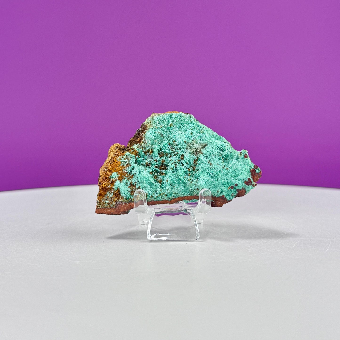 Brochantite Specimen (Mexico) (Includes Acrylic Stand)