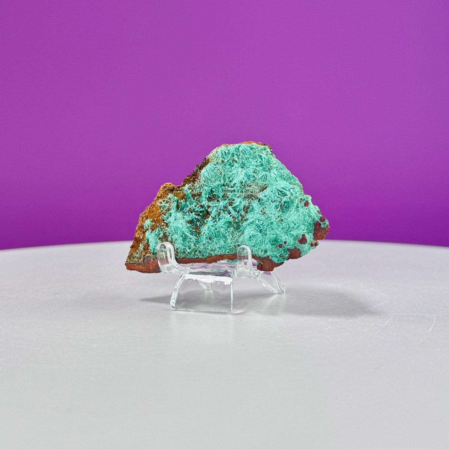 Brochantite Specimen (Mexico) (Includes Acrylic Stand)